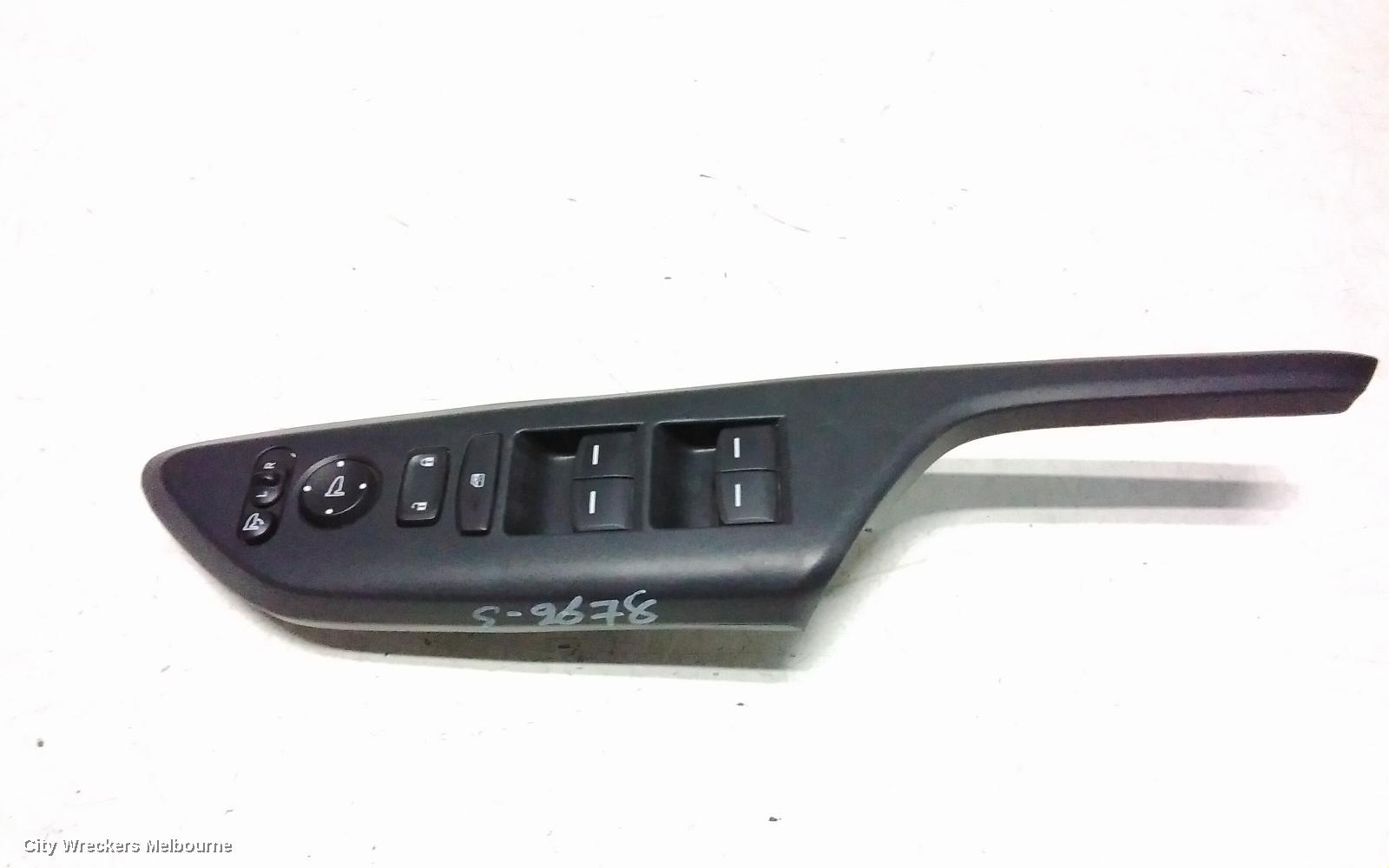 HONDA CIVIC PWR DR WIND SWITCH, RH FRONT (MASTER SWITCH), HATCH, AUTO FOLD TYPE, 10TH GEN, 05/2016 - 08/2021