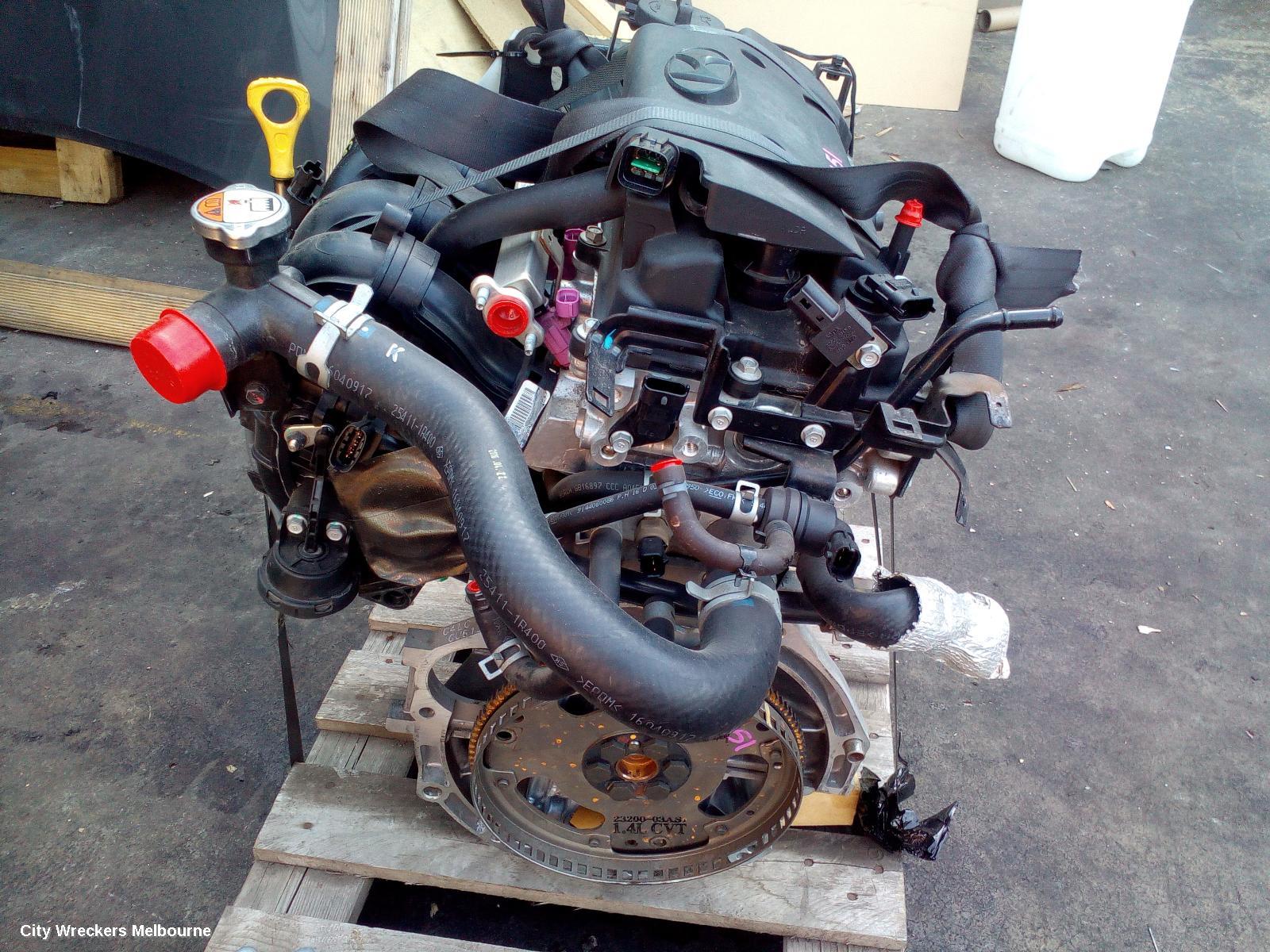 HYUNDAI ACCENT ENGINE, PETROL, 1.4, G4LC, RB, 06/2015 - 12/2019