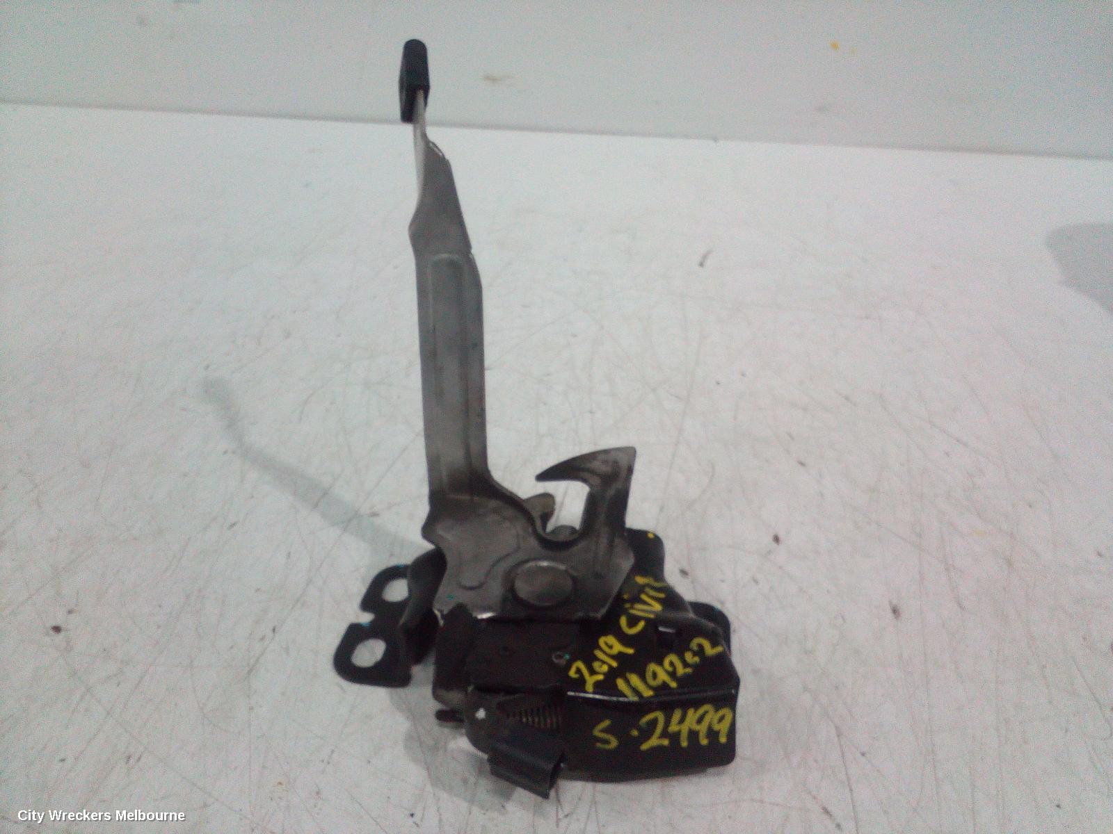 HONDA CIVIC BONNET LOCK/SUPPORT, 10TH GEN, 05/2016 - 08/2021