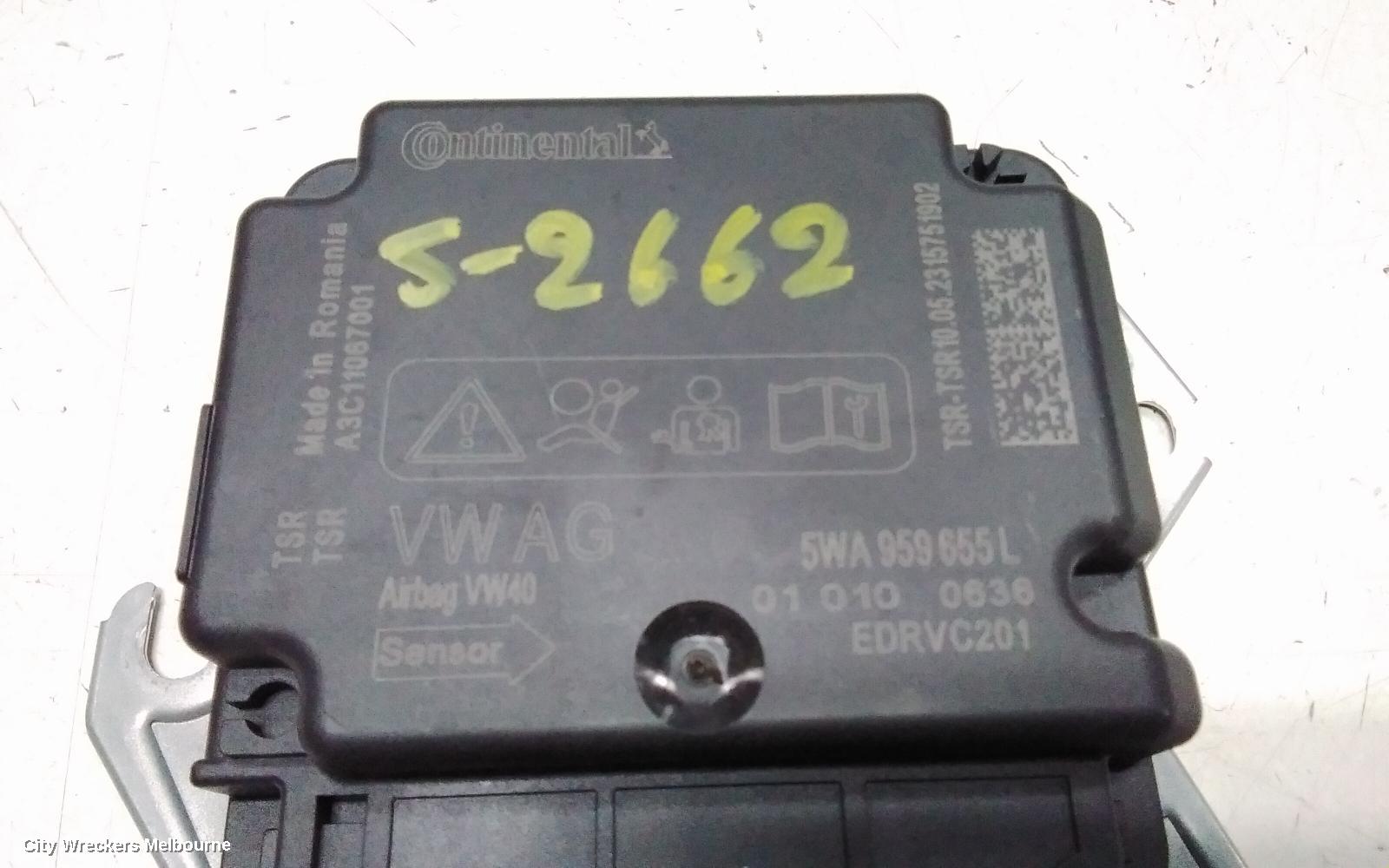 VOLKSWAGEN GOLF AIRBAG MODULE/SENSOR, MODULE, GEN 8, 09/2020 ONWARDS
