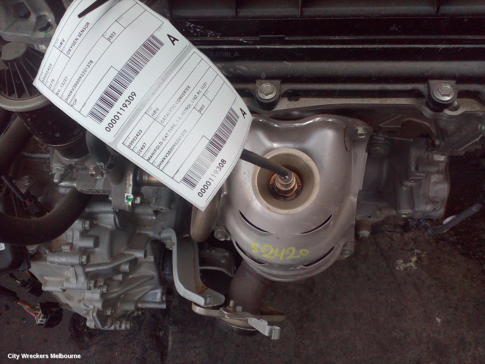 HONDA HRV OXYGEN SENSOR, RV, 12/2021 ONWARDS