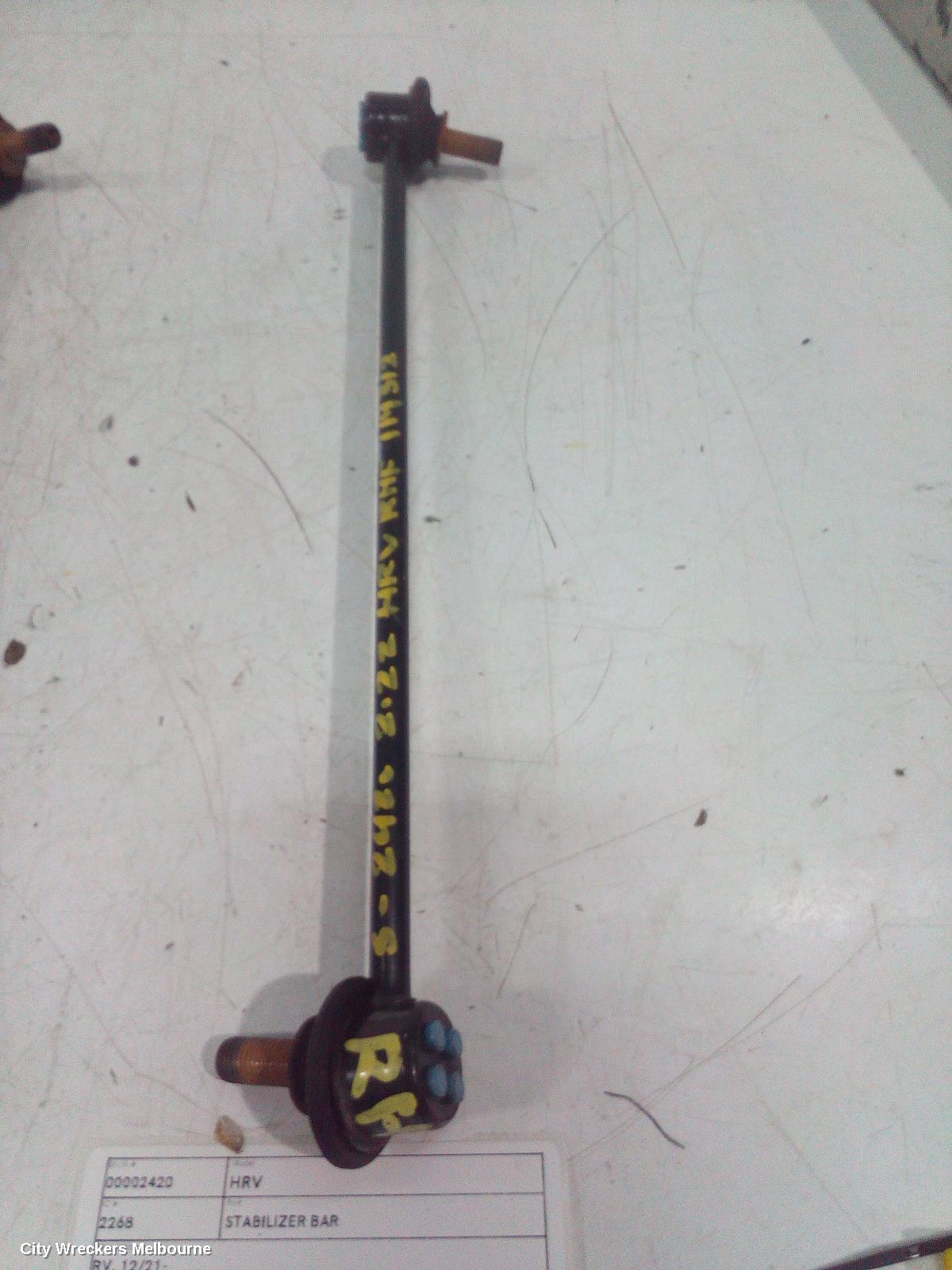 HONDA HRV STABILISER BAR, RV, 12/2021 ONWARDS