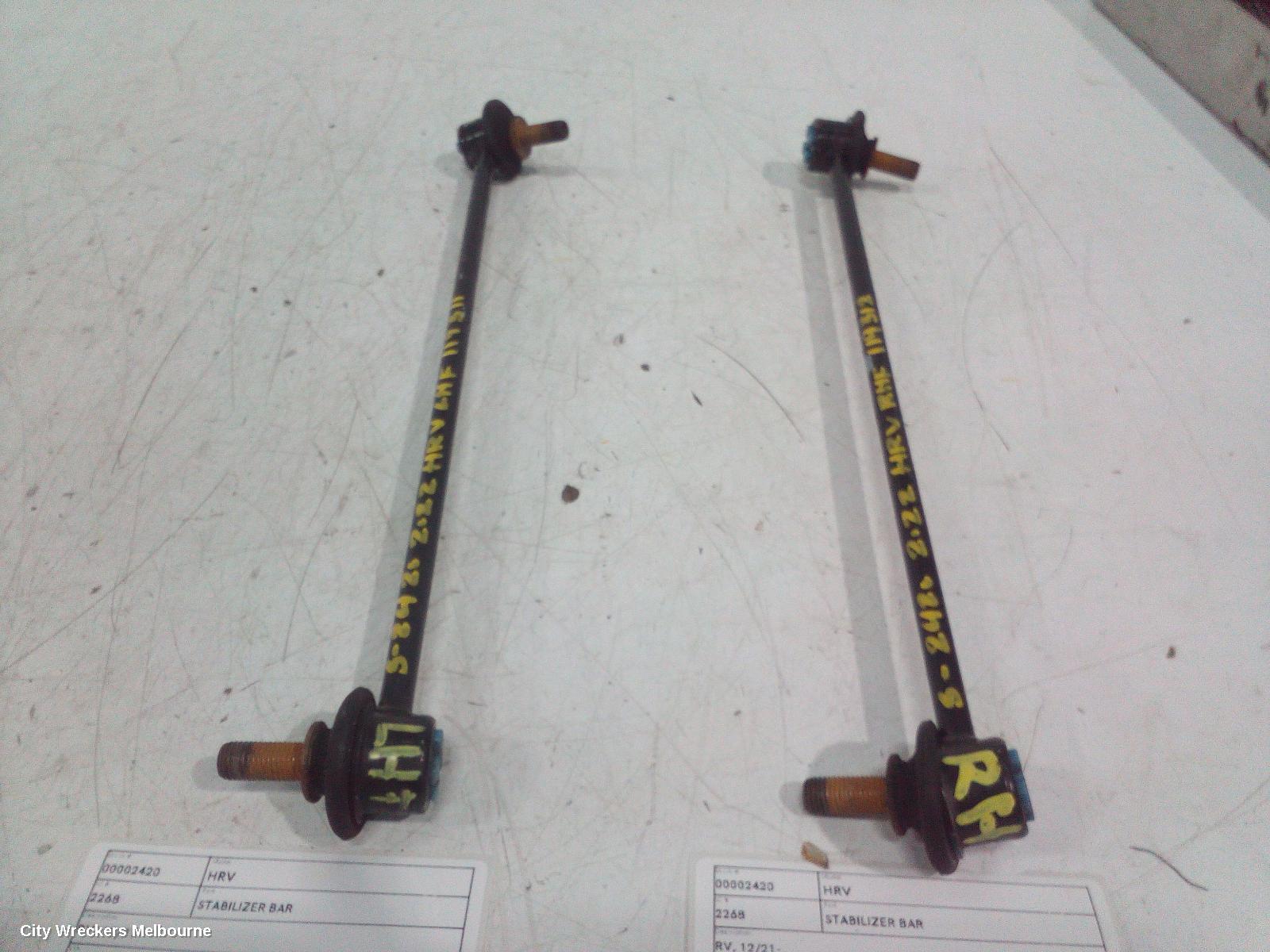 HONDA HRV STABILISER BAR, RV, 12/2021 ONWARDS