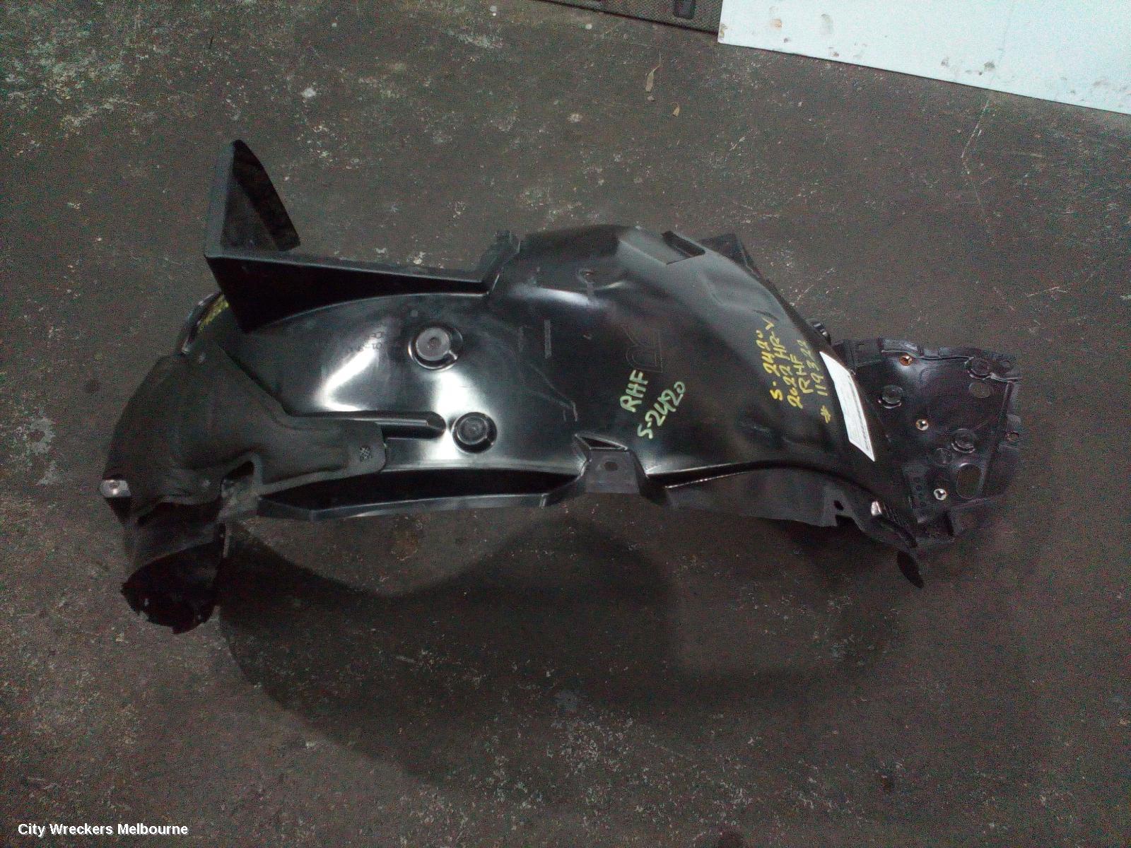 HONDA HRV RIGHT GUARD LINER, RV, FRONT, 12/2021 ONWARDS