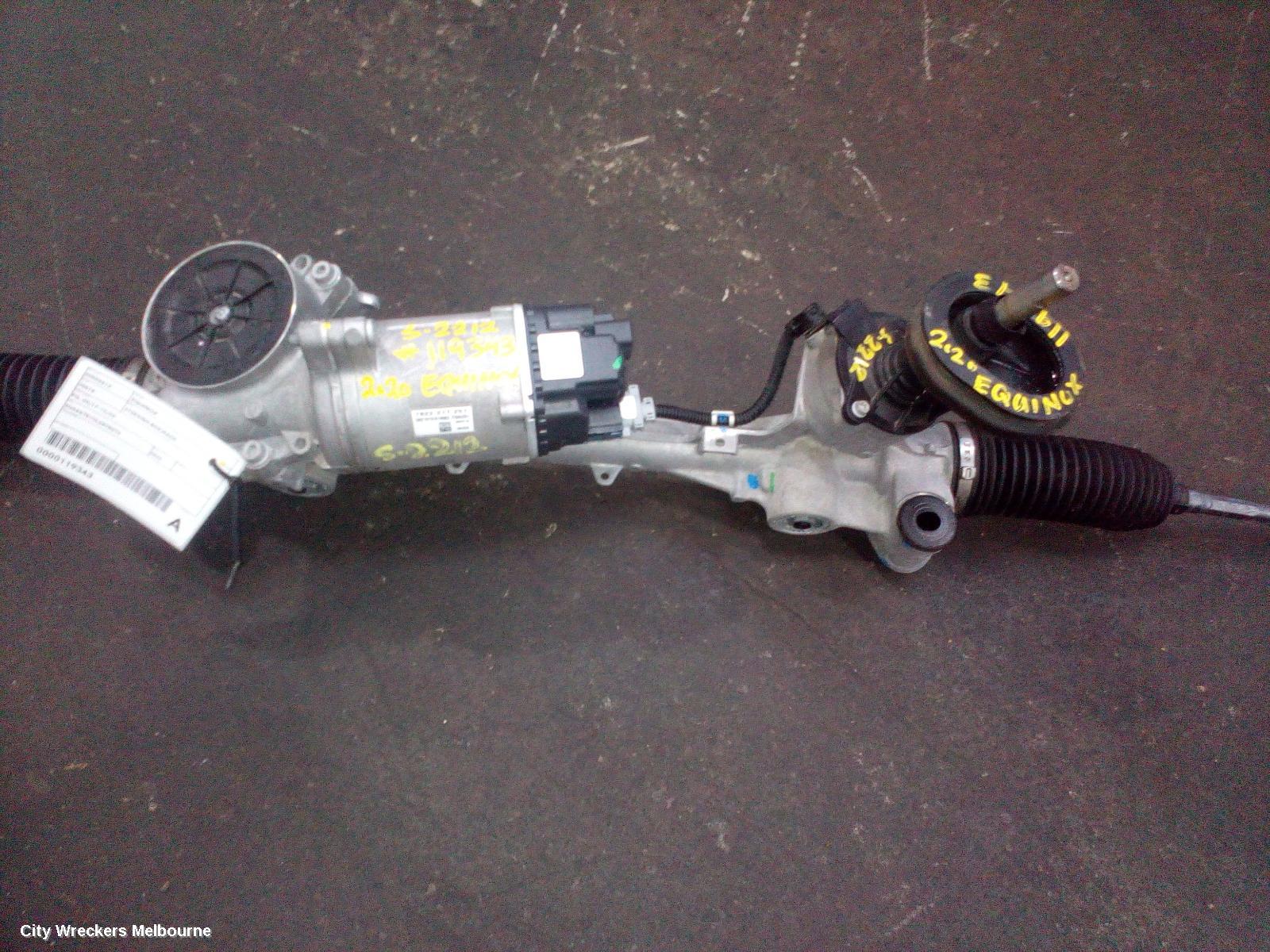 HOLDEN EQUINOX STEERING BOX/RACK, EQ, 09/2017 - 12/2020