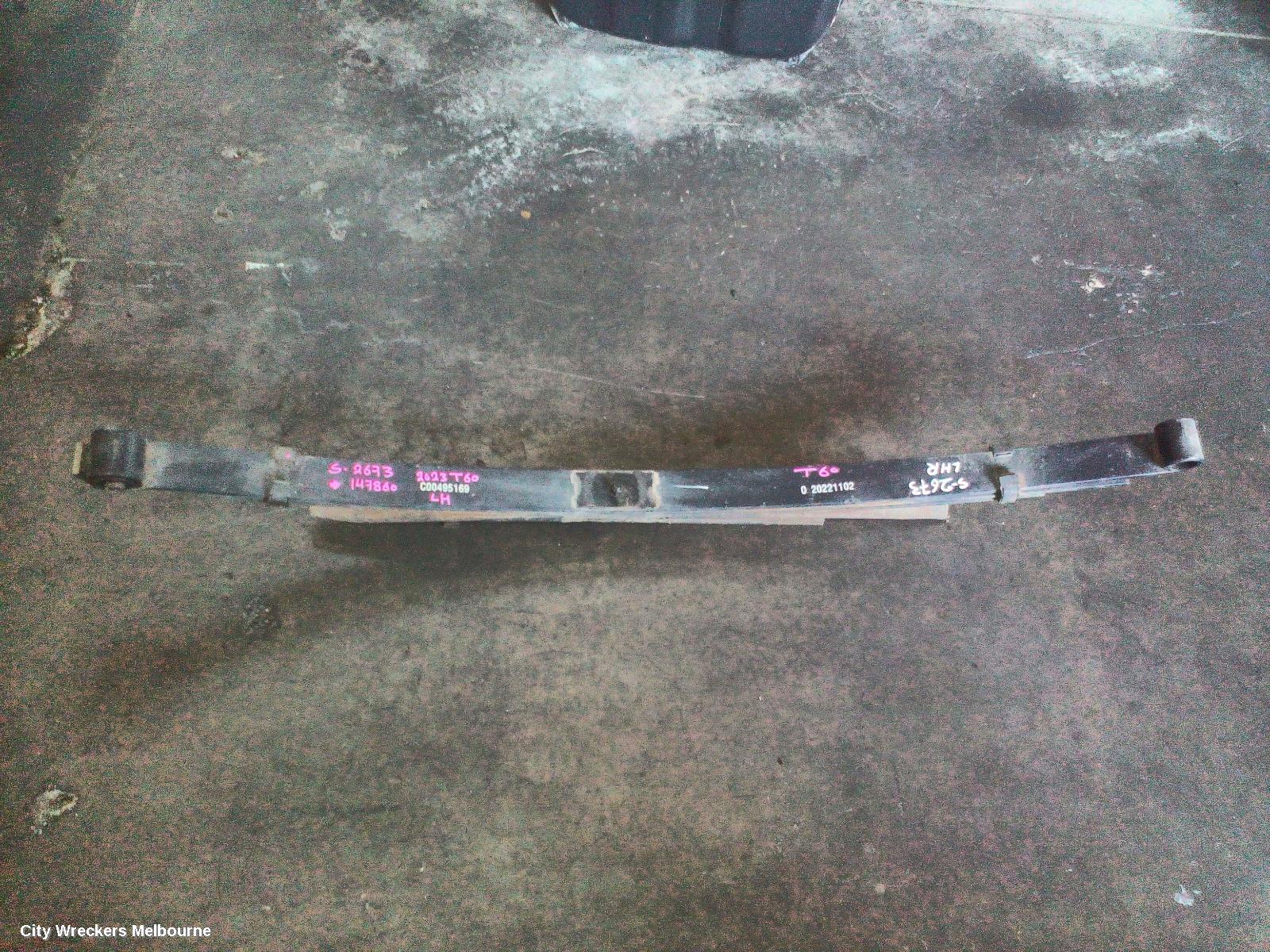LDV T60 REAR LEAF SPRING, SK8C, LIFTED HEIGHT, LH SIDE, 07/2017 ONWARDS