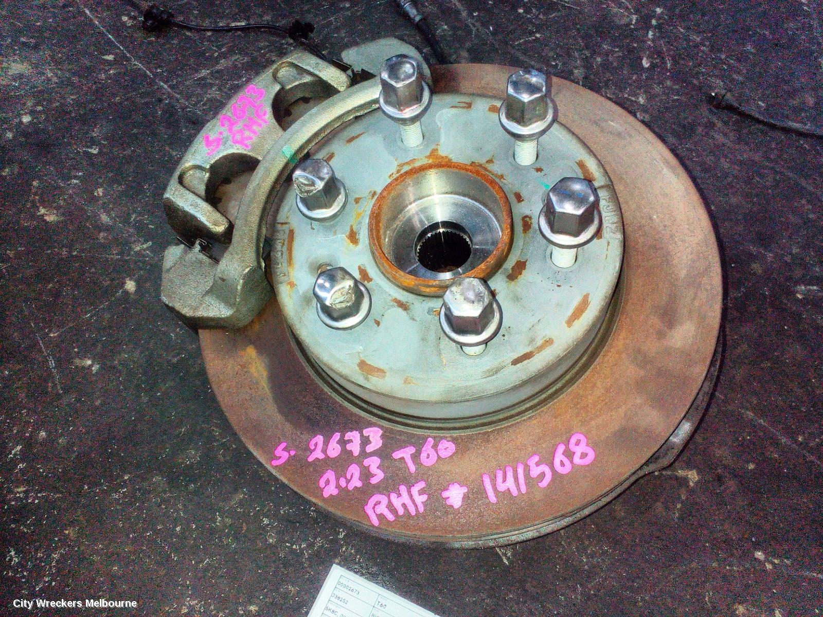 LDV T60 RIGHT FRONT HUB ASSEMBLY, SK8C, 09/2021 ONWARDS