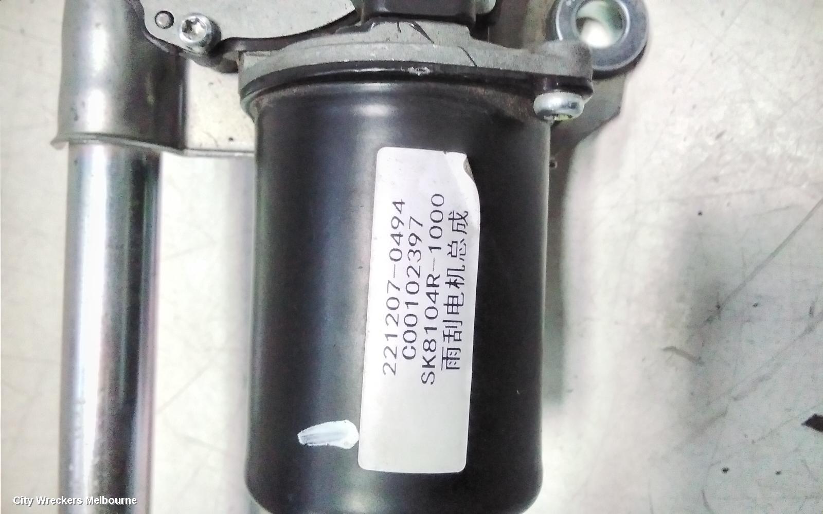 LDV T60 WIPER MOTOR, SK8C, FRONT, WIPER MOTOR ASSY (LINKAGE & MOTOR), 07/2017 ONWARDS