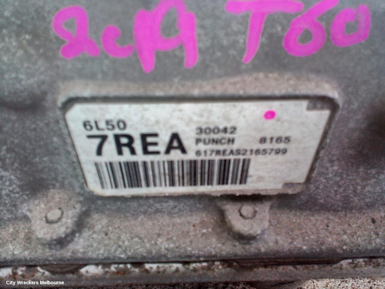 LDV T60 TRANS/GEARBOX, SK8C, AUTO, AWD, DIESEL, 2.8, TURBO, 6 SPEED, NON TRANSFER CASE, 07/2017 - 07/2021