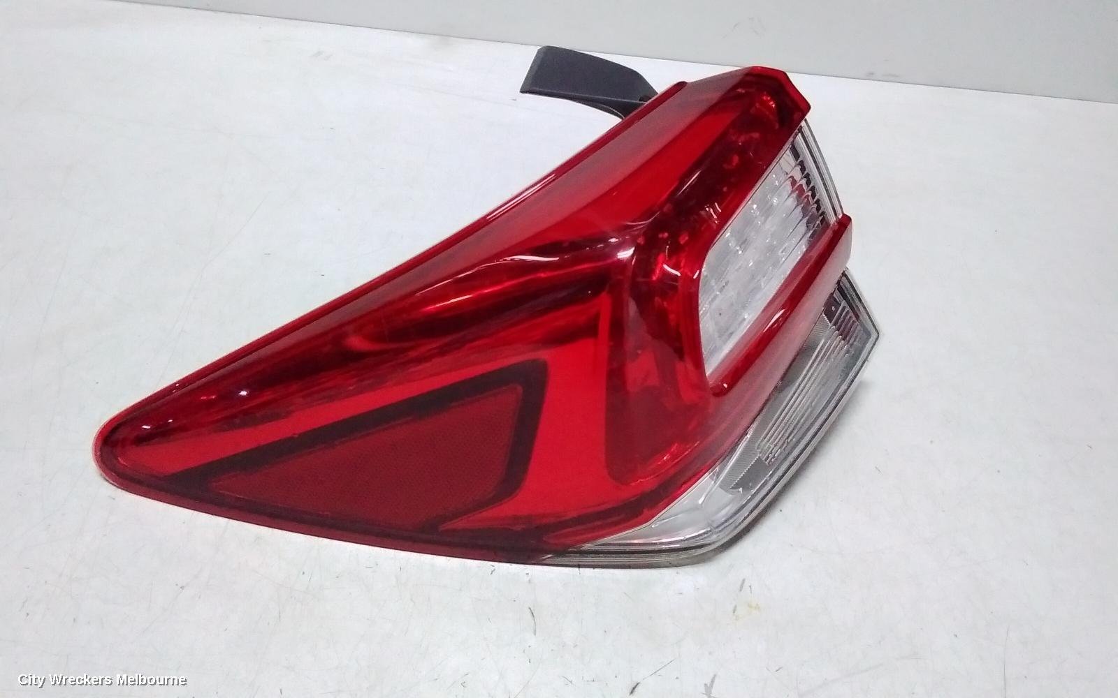 SUBARU XV LEFT TAILLIGHT, W/ CHROME INSERT TYPE, G5X, 03/2017 - 04/2020
