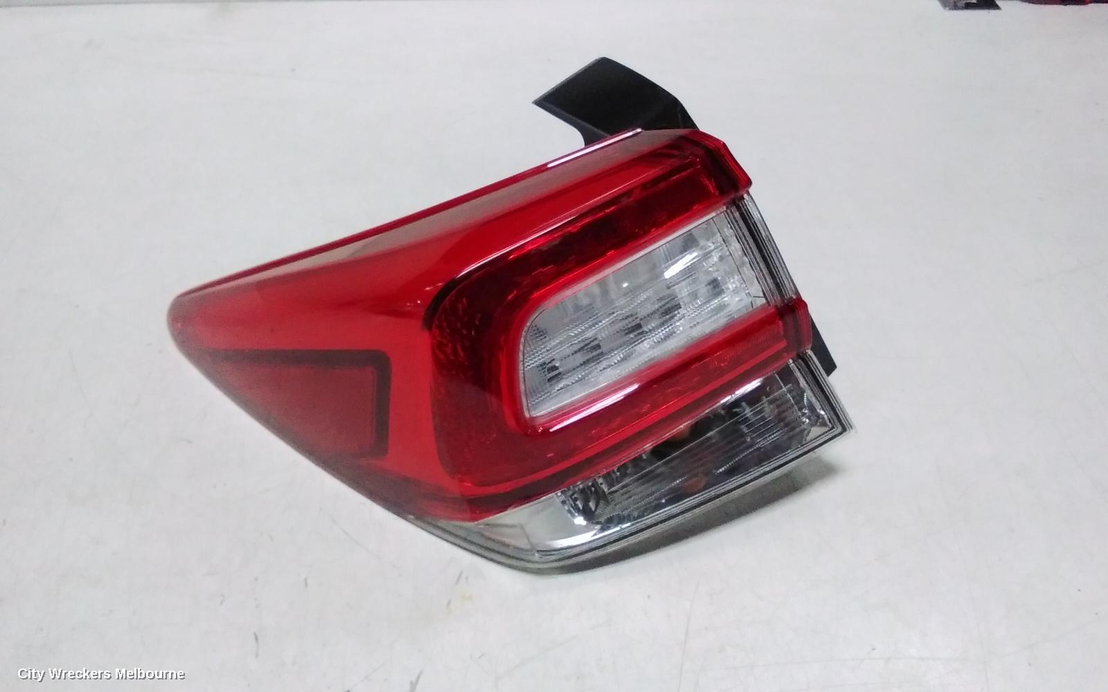 SUBARU XV LEFT TAILLIGHT, W/ CHROME INSERT TYPE, G5X, 03/2017 - 04/2020