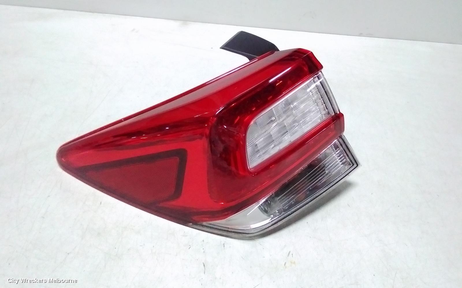 SUBARU XV LEFT TAILLIGHT, W/ CHROME INSERT TYPE, G5X, 03/2017 - 04/2020