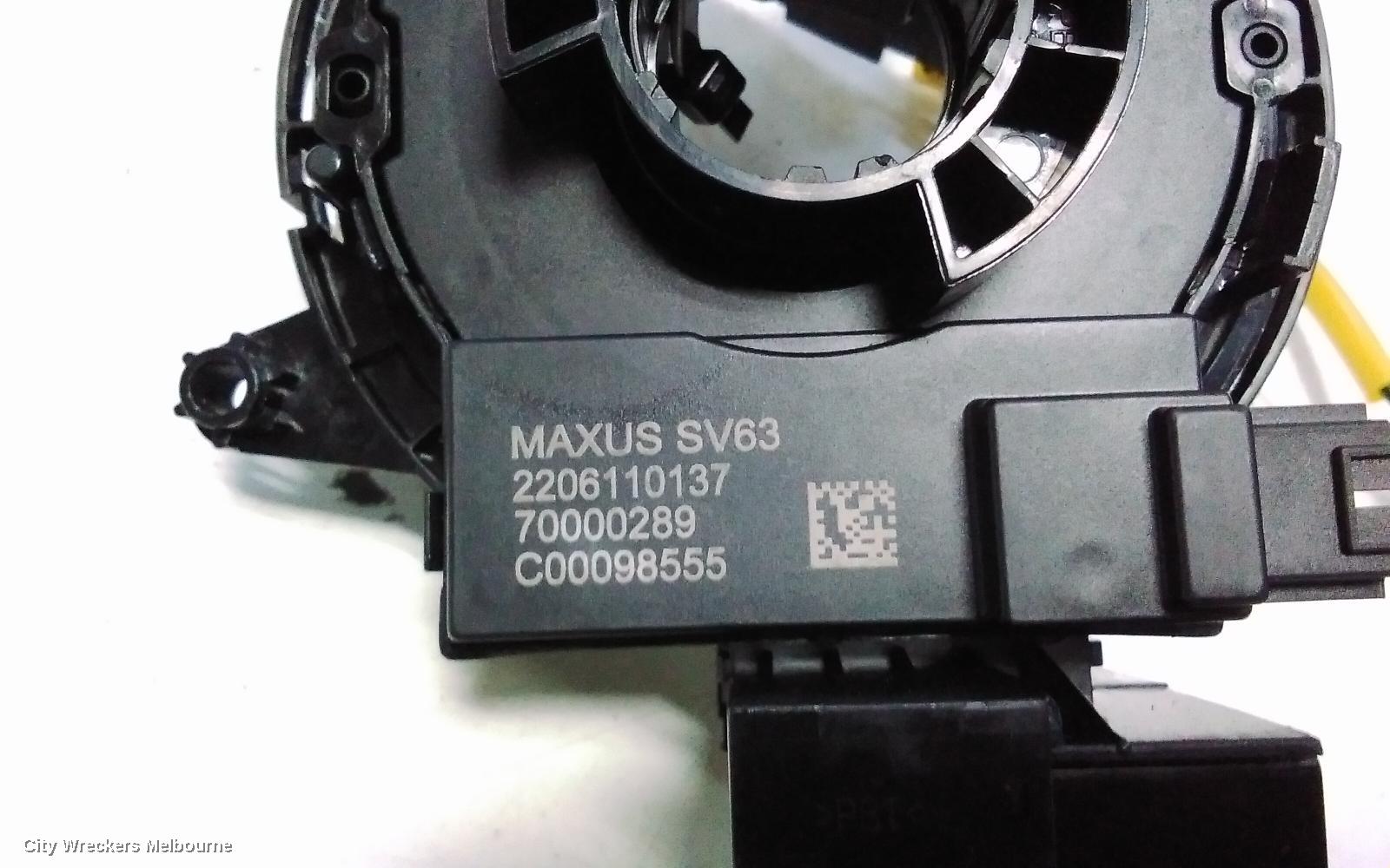 LDV DELIVER 9 AIRBAG MODULE/SENSOR, CLOCKSPRING, 07/2020 ONWARDS