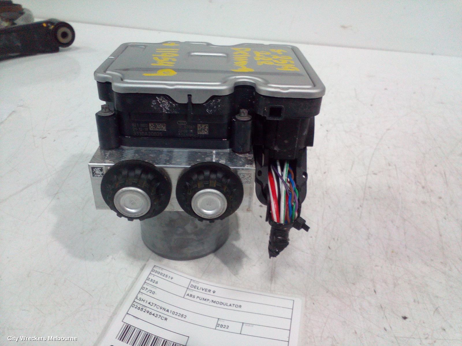 LDV DELIVER 9 ABS PUMP/MODULATOR, DIESEL, 2.0, P/N C00112745, 07/2020 ONWARDS