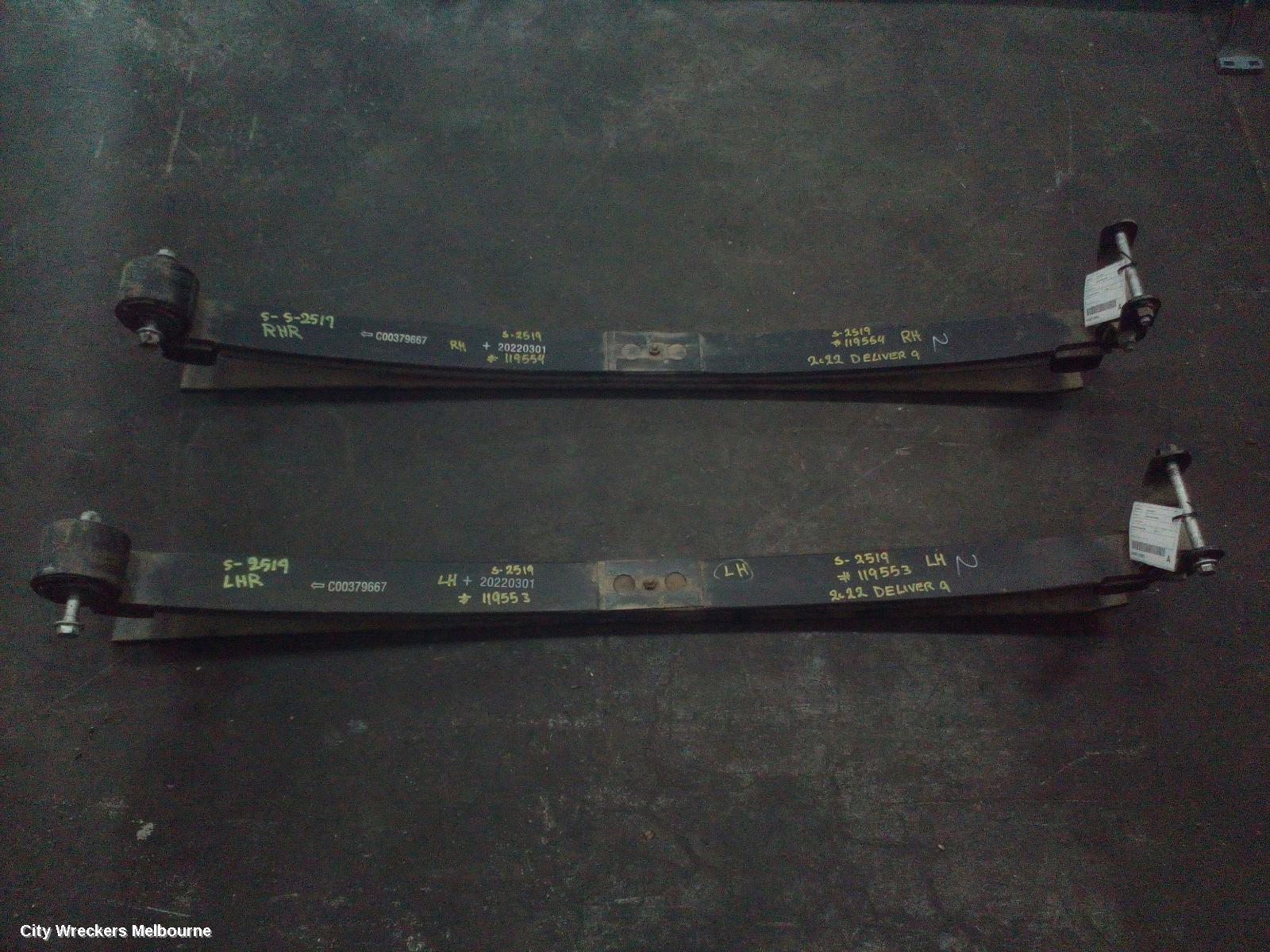 LDV DELIVER 9 REAR LEAF SPRING, RH SIDE, 07/2020 ONWARDS