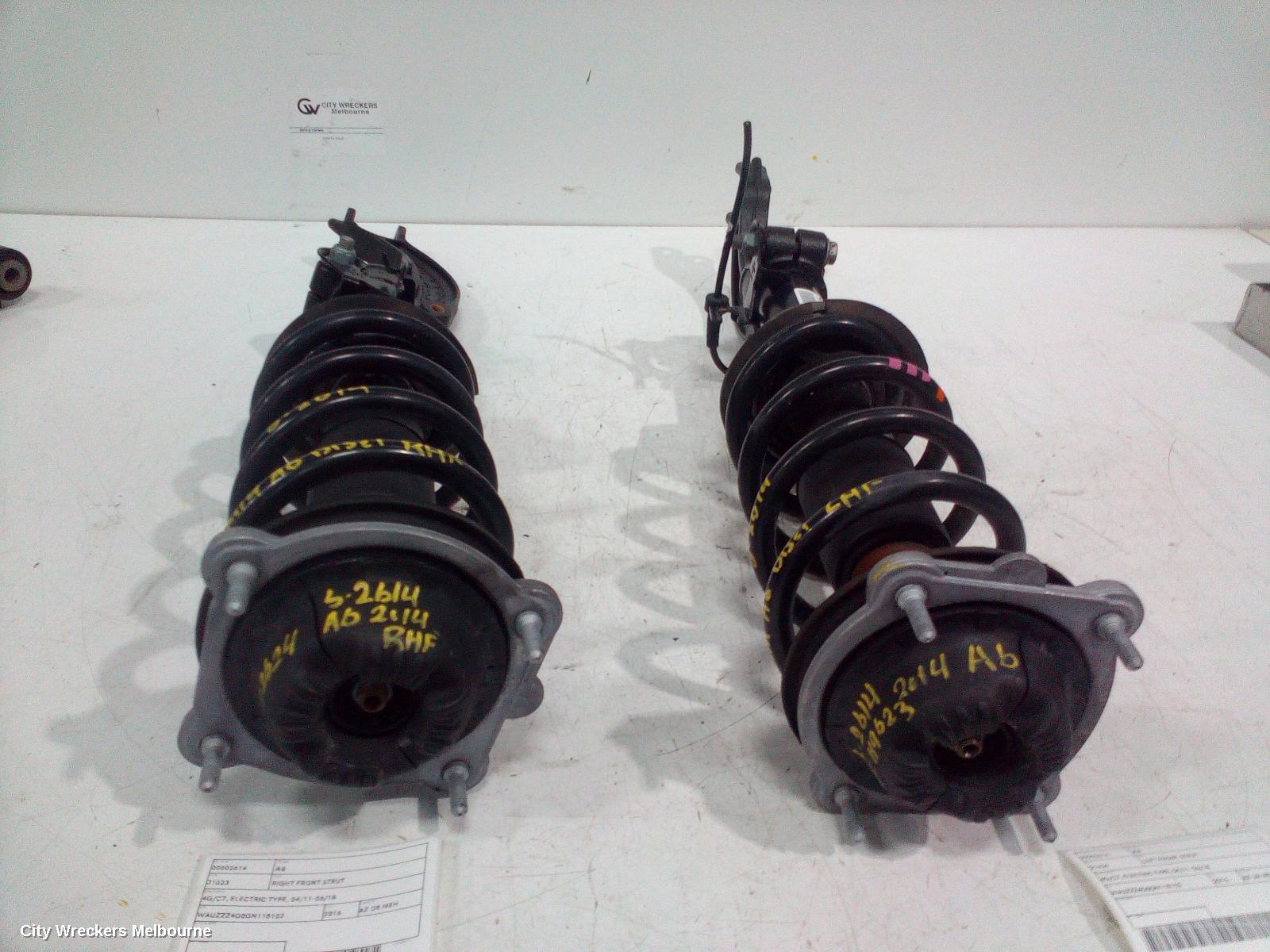 AUDI A6 LEFT FRONT STRUT, 4G/C7, ELECTRIC TYPE, 04/2011 - 06/2018