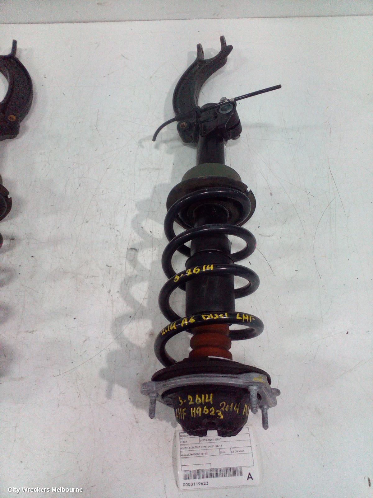AUDI A6 LEFT FRONT STRUT, 4G/C7, ELECTRIC TYPE, 04/2011 - 06/2018
