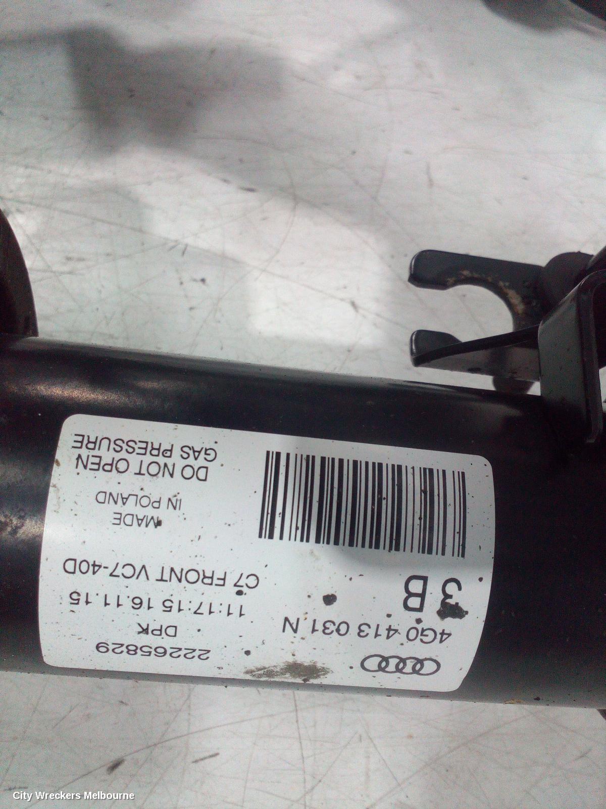 AUDI A6 LEFT FRONT STRUT, 4G/C7, ELECTRIC TYPE, 04/2011 - 06/2018
