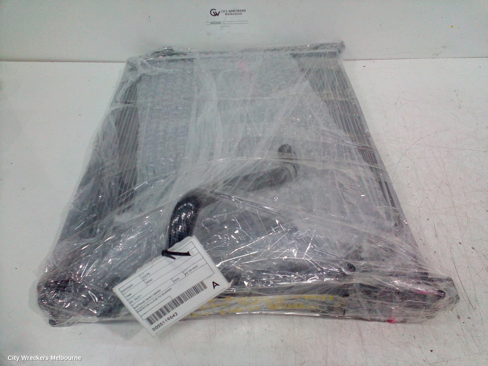 GENESIS GV70, JK, 03/2021 ONWARDS, RADIATOR CLOSE TO BUMPER: 119642