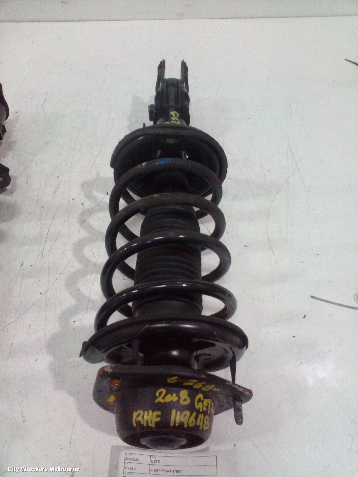 HYUNDAI GETZ RIGHT FRONT STRUT, TB, ABS TYPE, 10/2005 - 09/2011