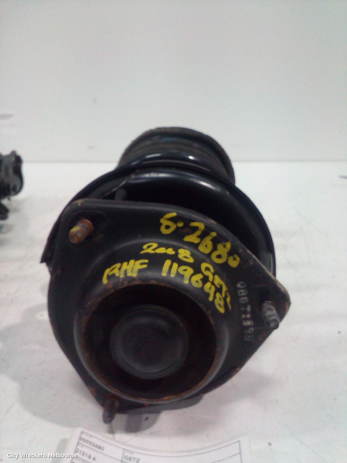 HYUNDAI GETZ RIGHT FRONT STRUT, TB, ABS TYPE, 10/2005 - 09/2011