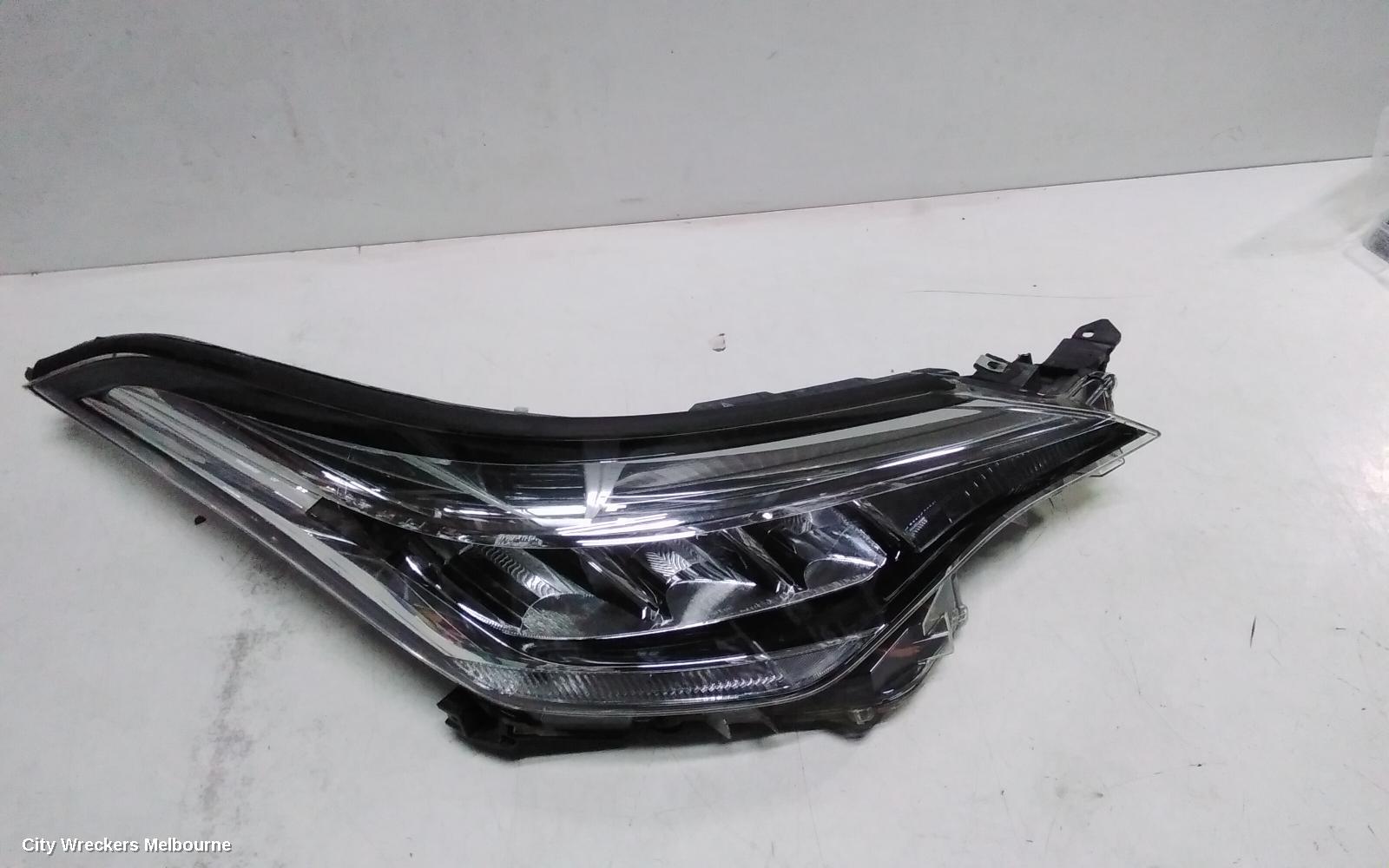TOYOTA C-HR RIGHT HEADLAMP, GEN 1, HALOGEN TYPE, 10/2019 ONWARDS