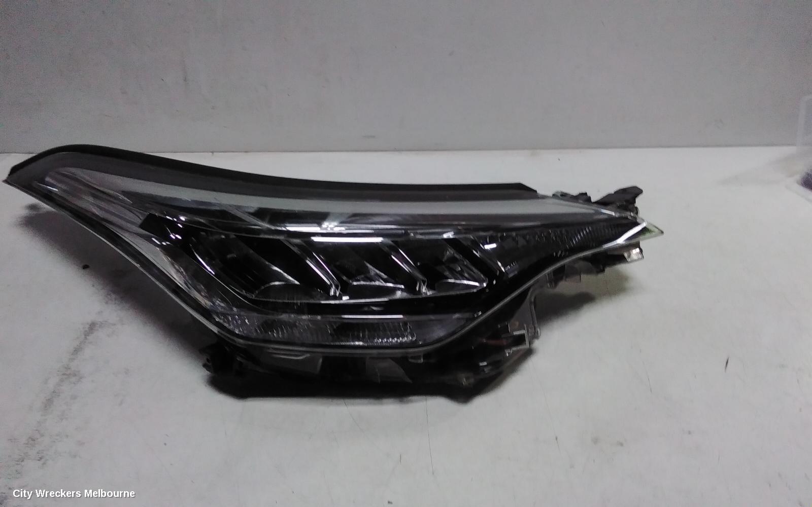 TOYOTA C-HR RIGHT HEADLAMP, GEN 1, HALOGEN TYPE, 10/2019 ONWARDS