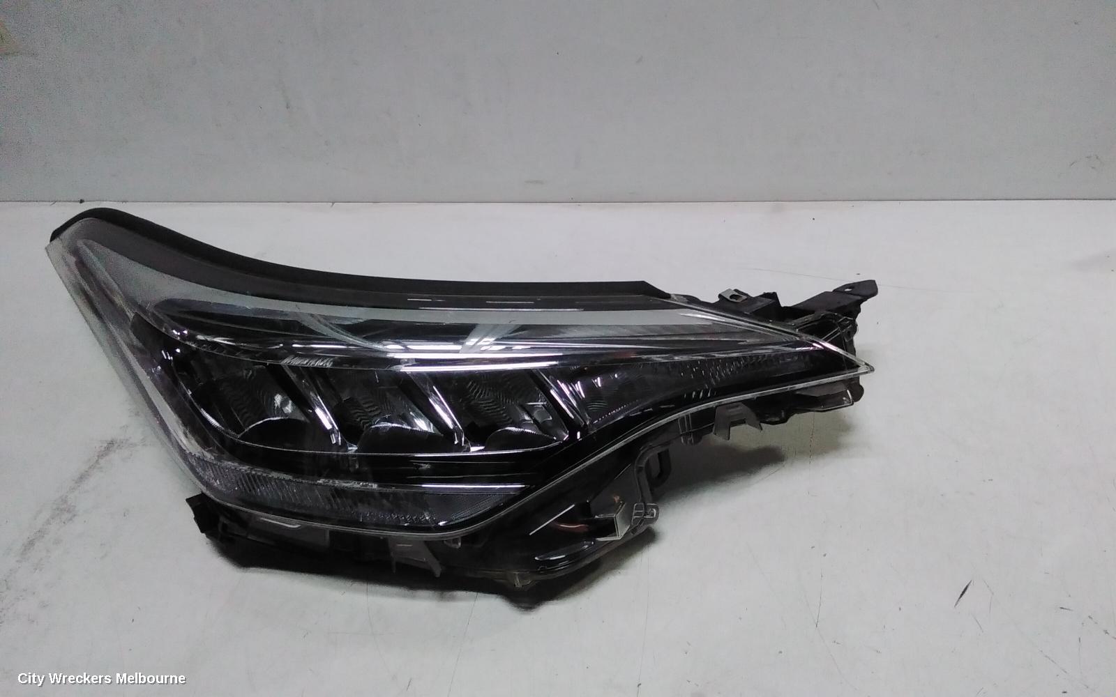 TOYOTA C-HR RIGHT HEADLAMP, GEN 1, HALOGEN TYPE, 10/2019 ONWARDS
