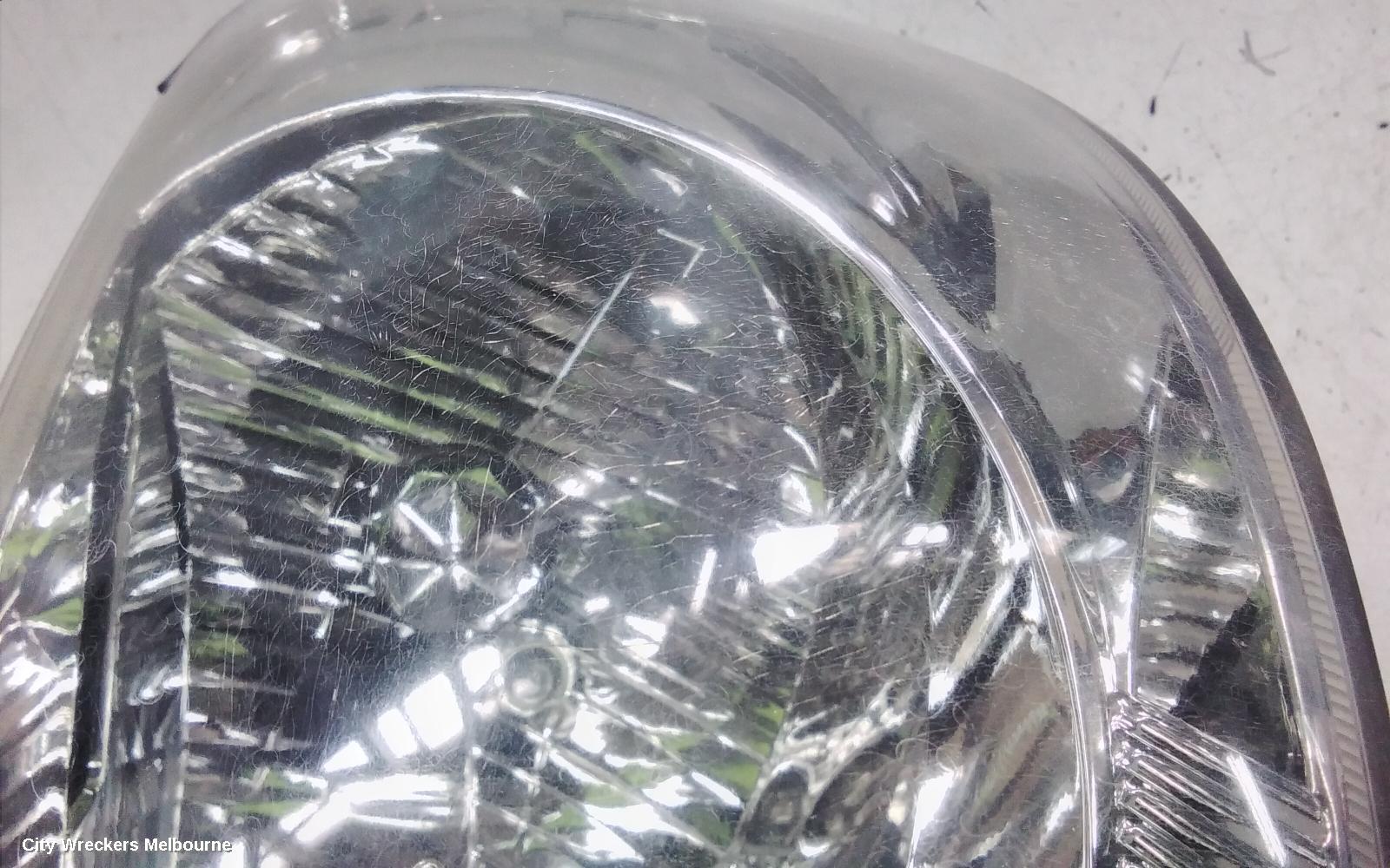 HYUNDAI GETZ RIGHT HEADLAMP, TB, HAZZLE TYPE, 07/2007 - 09/2011