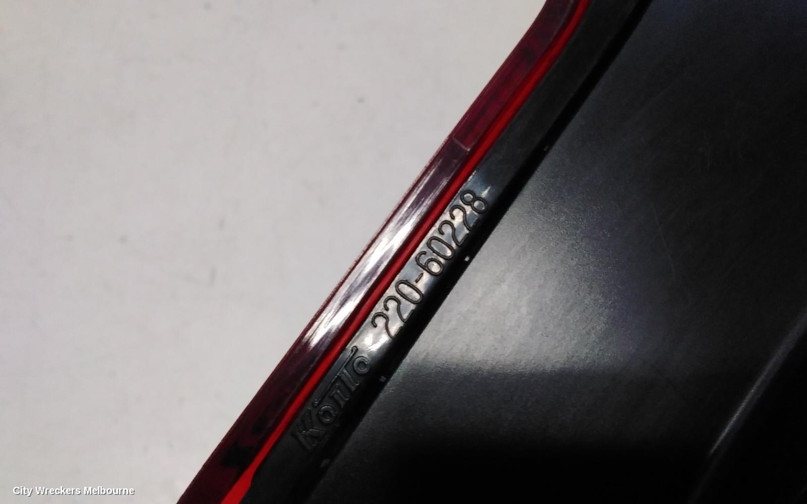 SUBARU OUTBACK LEFT TAILLIGHT, 6TH GEN, IN BODY, 08/2014 - 12/2020