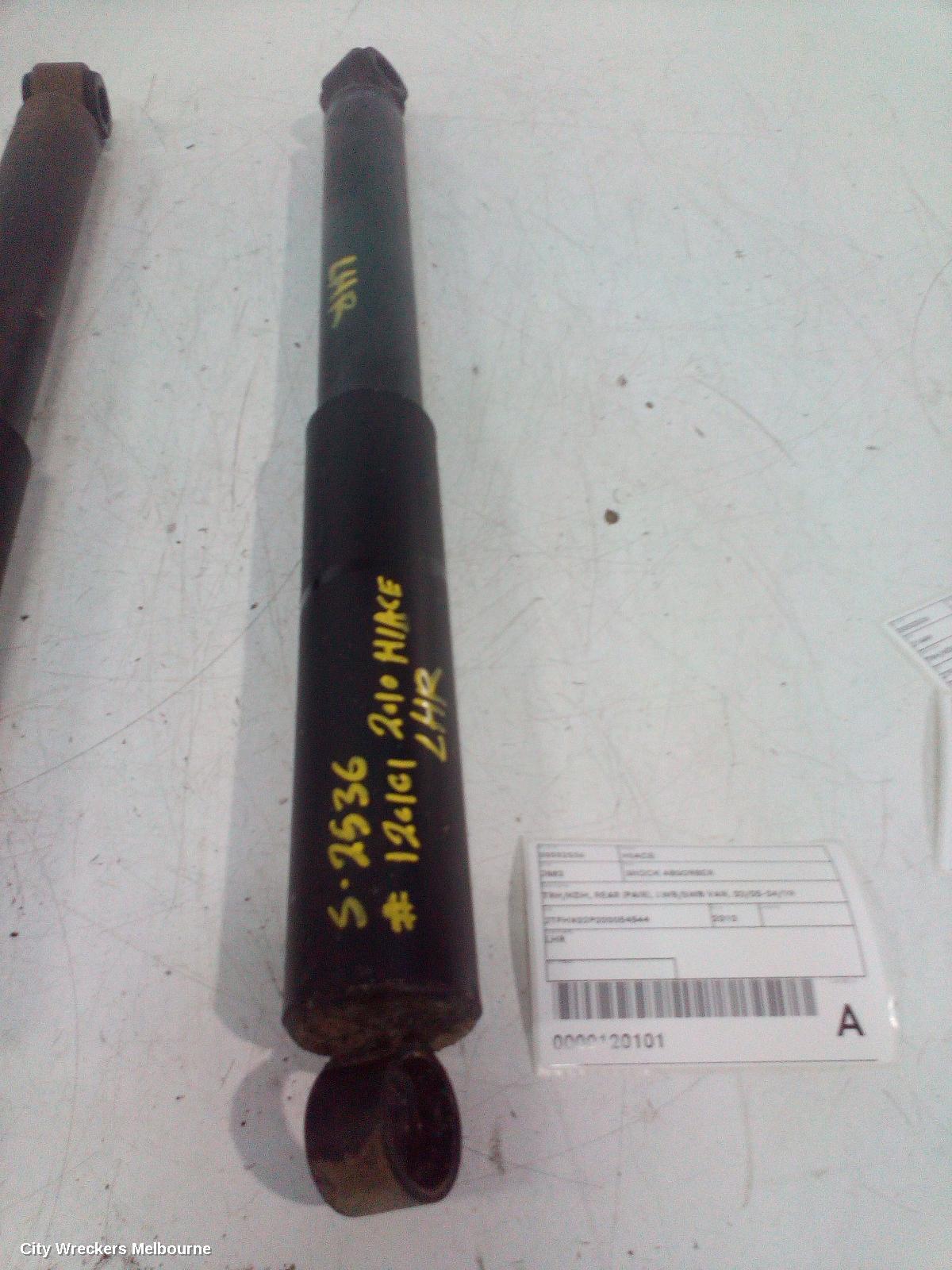 TOYOTA HIACE SHOCK ABSORBER, TRH/KDH, REAR (PAIR), LWB/SWB VAN, 03/2005 - 04/2019