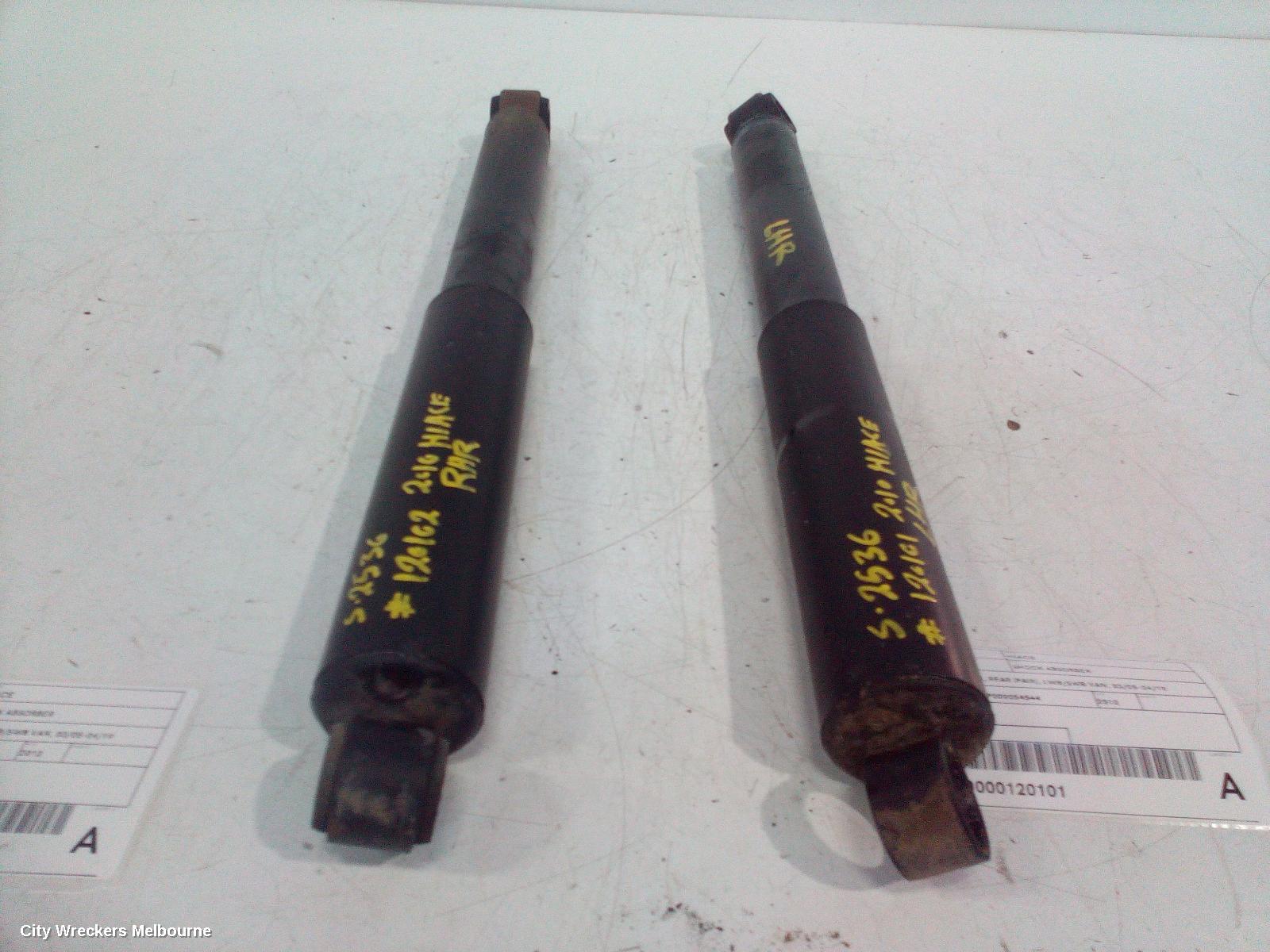 TOYOTA HIACE SHOCK ABSORBER, TRH/KDH, REAR (PAIR), LWB/SWB VAN, 03/2005 - 04/2019