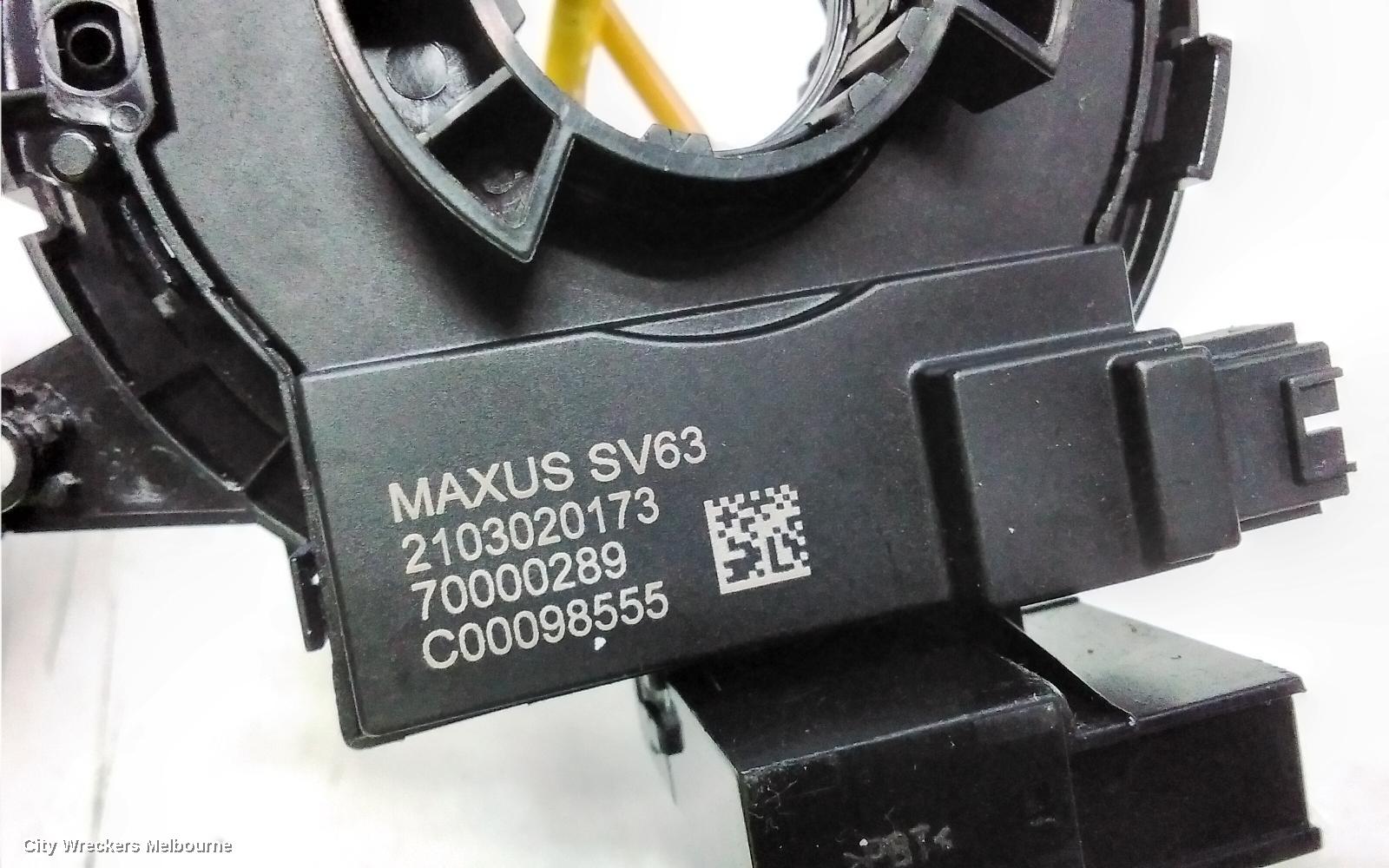 LDV DELIVER 9 AIRBAG MODULE/SENSOR, CLOCKSPRING, 07/2020 ONWARDS