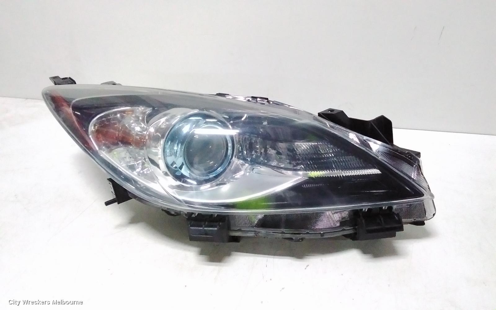 MAZDA 3 RIGHT HEADLAMP, BL, XENON, MPS, 07/2009 - 10/2013