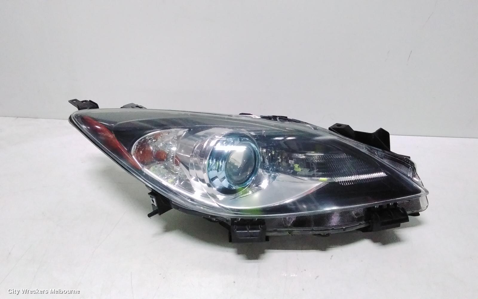 MAZDA 3 RIGHT HEADLAMP, BL, XENON, MPS, 07/2009 - 10/2013