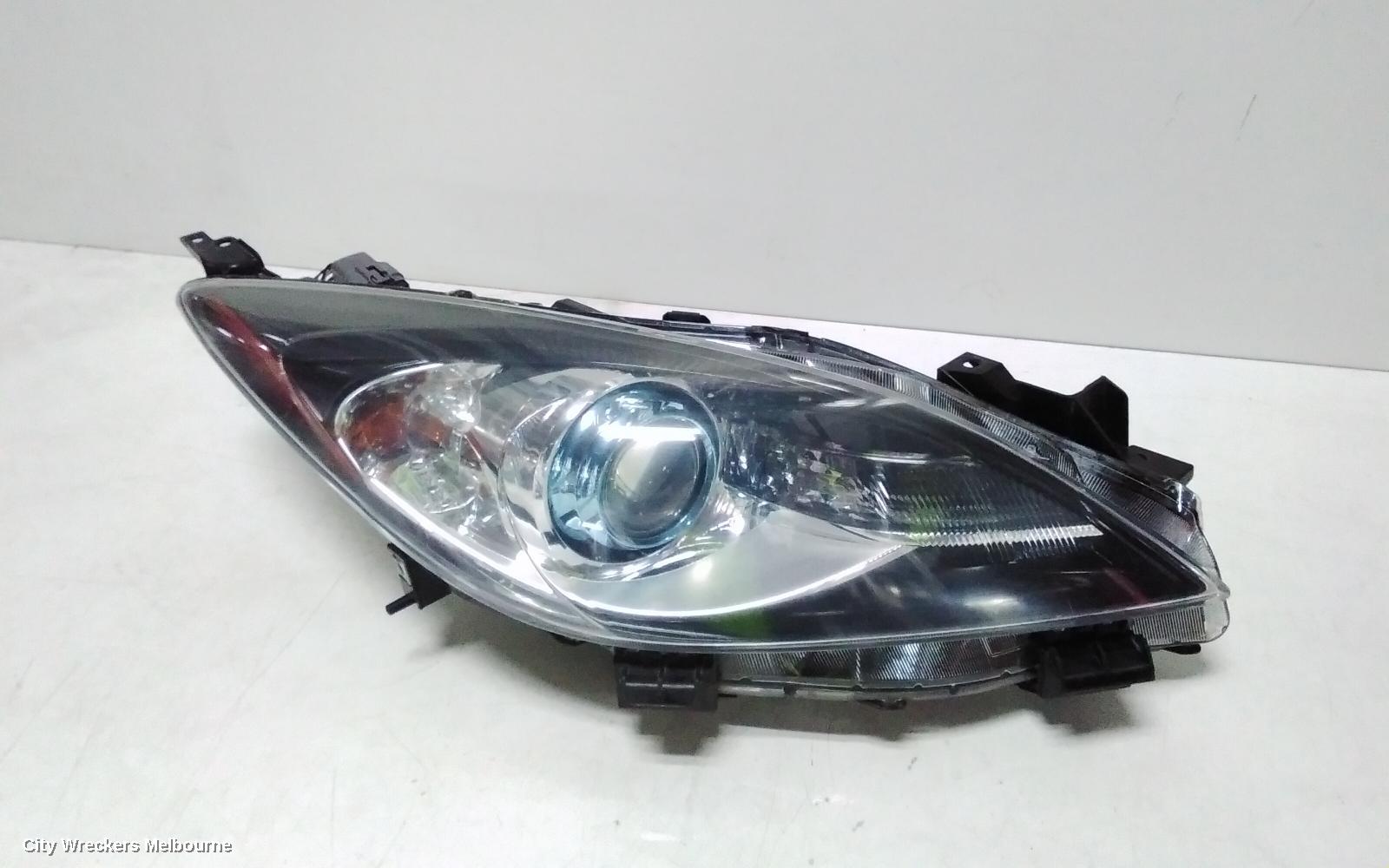 MAZDA 3 RIGHT HEADLAMP, BL, XENON, MPS, 07/2009 - 10/2013