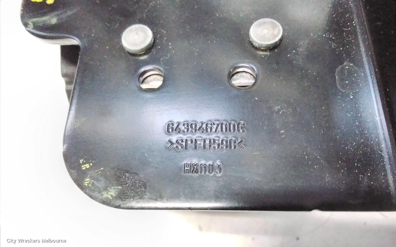 KIA CERATO SEATBELT/STALK, RH REAR, SEAT BELT STALK ONLY, HATCH, BD, 04/2018 - 09/2024