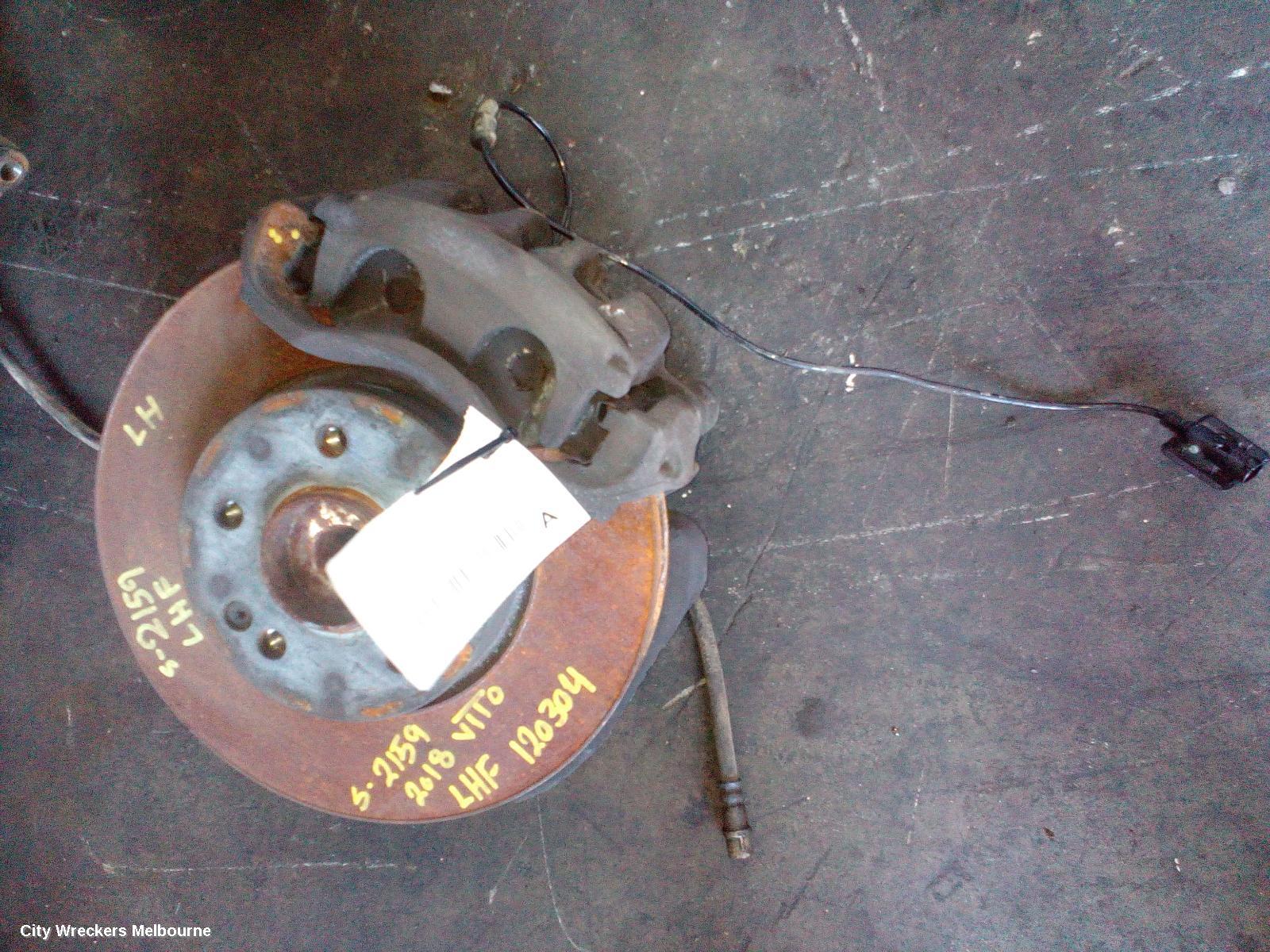 MERCEDES VITO LEFT FRONT HUB ASSEMBLY, RWD, 447, 03/2015 ONWARDS