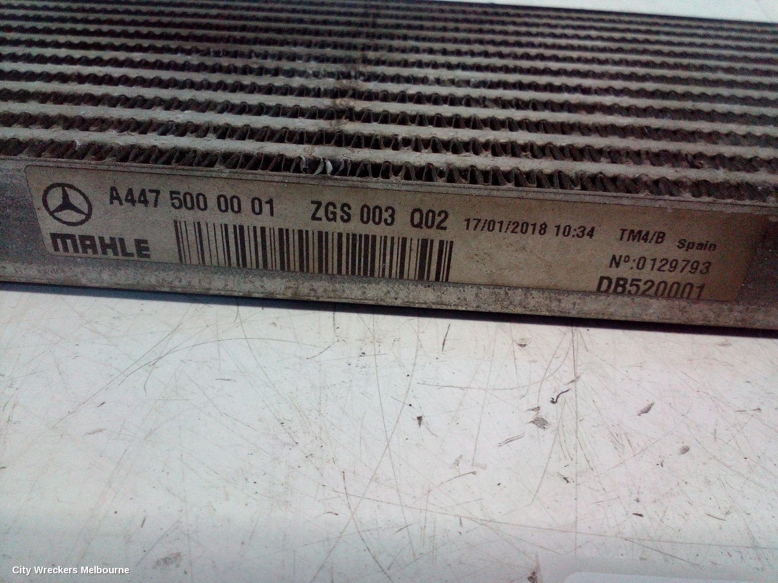 MERCEDES VITO COOLER, 447, TRANSMISSION OIL COOLER, DIESEL, 2.1, TURBO, 03/2015 - 02/2022