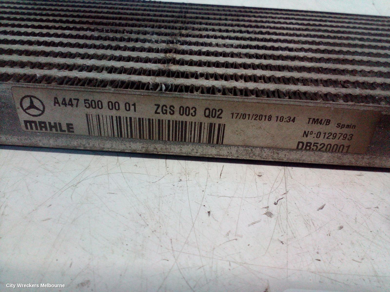 MERCEDES VITO COOLER, 447, TRANSMISSION OIL COOLER, DIESEL, 2.1, TURBO, 03/2015 - 02/2022