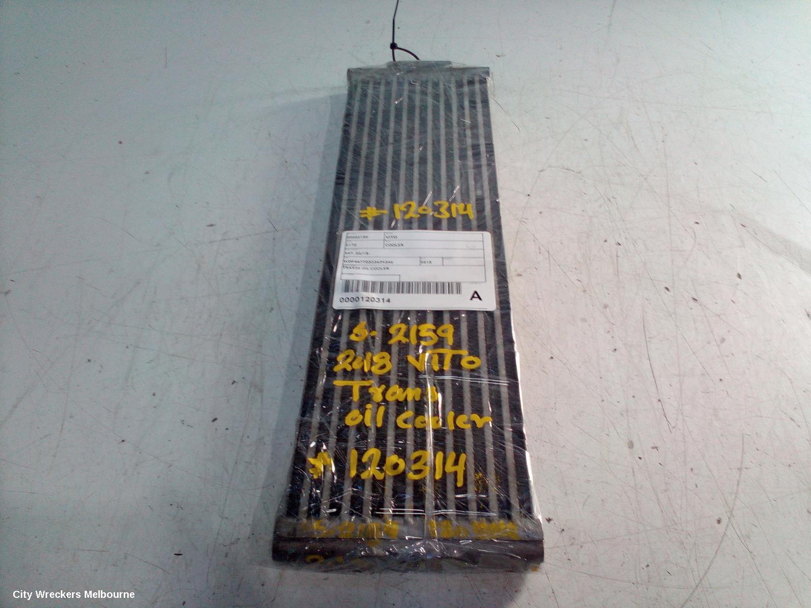 MERCEDES VITO COOLER, 447, TRANSMISSION OIL COOLER, DIESEL, 2.1, TURBO, 03/2015 - 02/2022