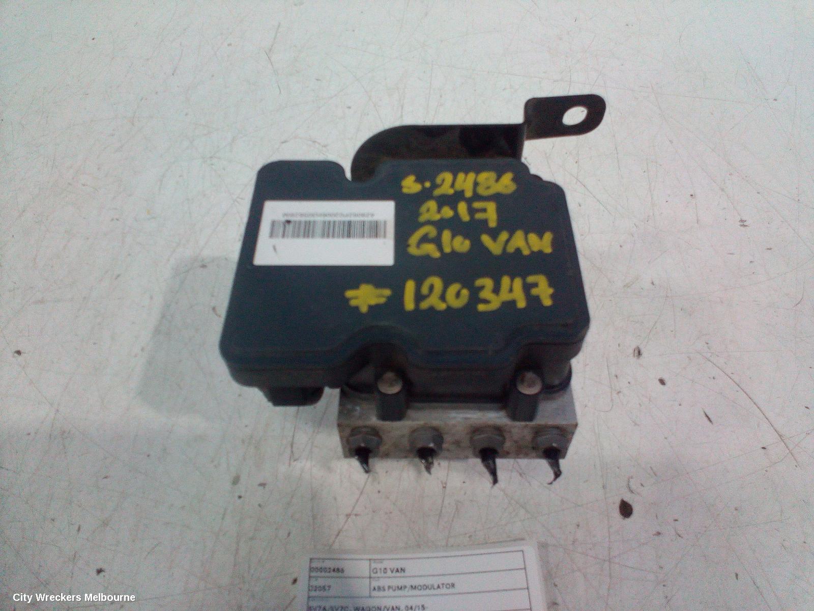LDV G10 ABS PUMP/MODULATOR, SV7A/SV7C, WAGON/VAN, 04/2015 ONWARDS