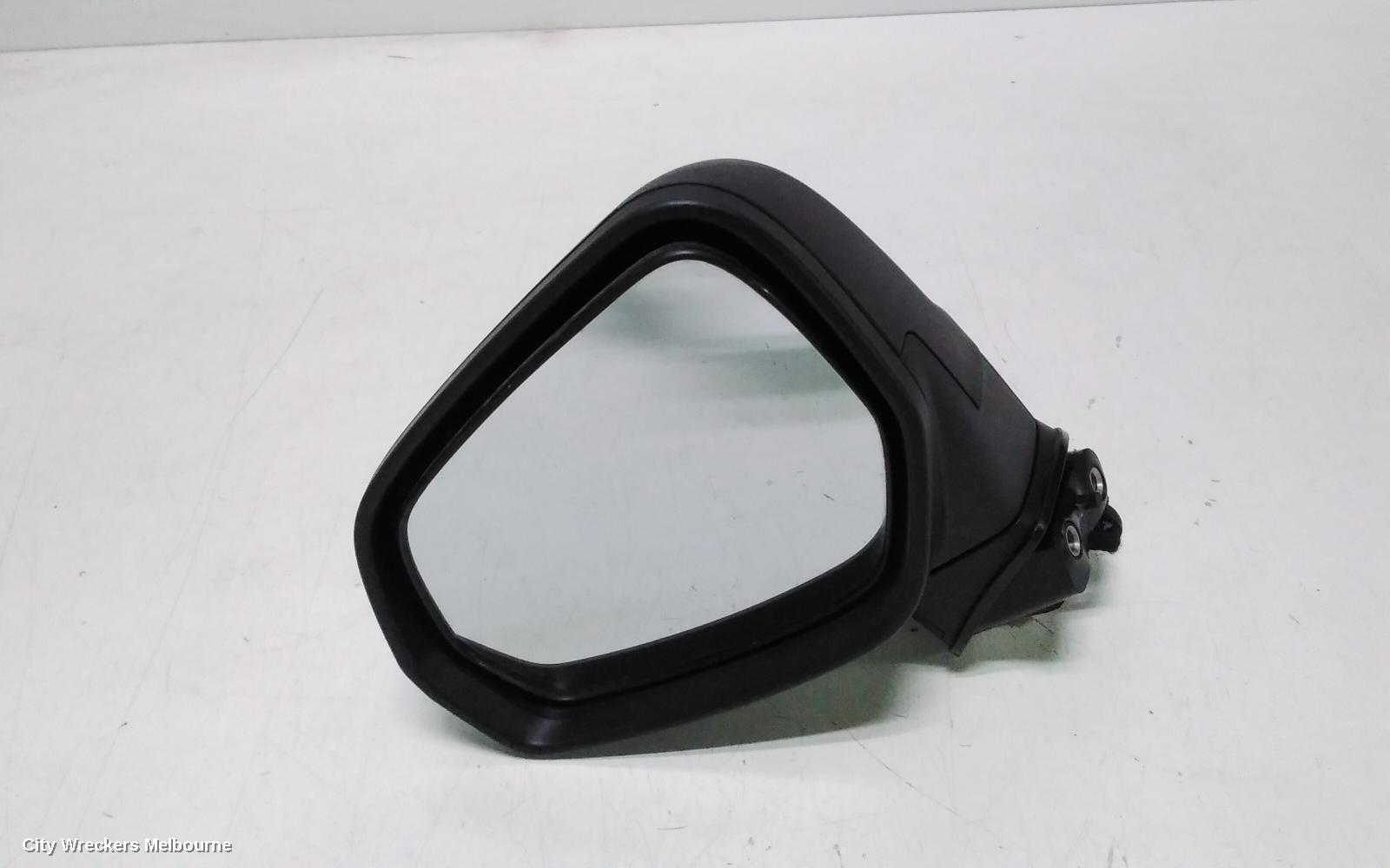 MG MG3 LEFT DOOR MIRROR, SZP1, BLACK, 07/2016 ONWARDS