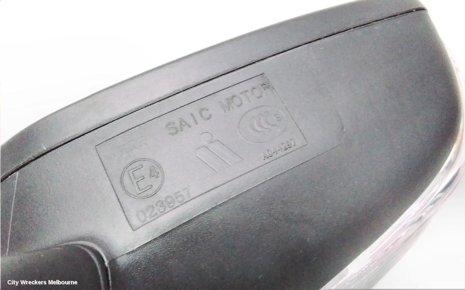 MG MG3 RIGHT DOOR MIRROR, SZP1, BLACK, 07/2016 ONWARDS