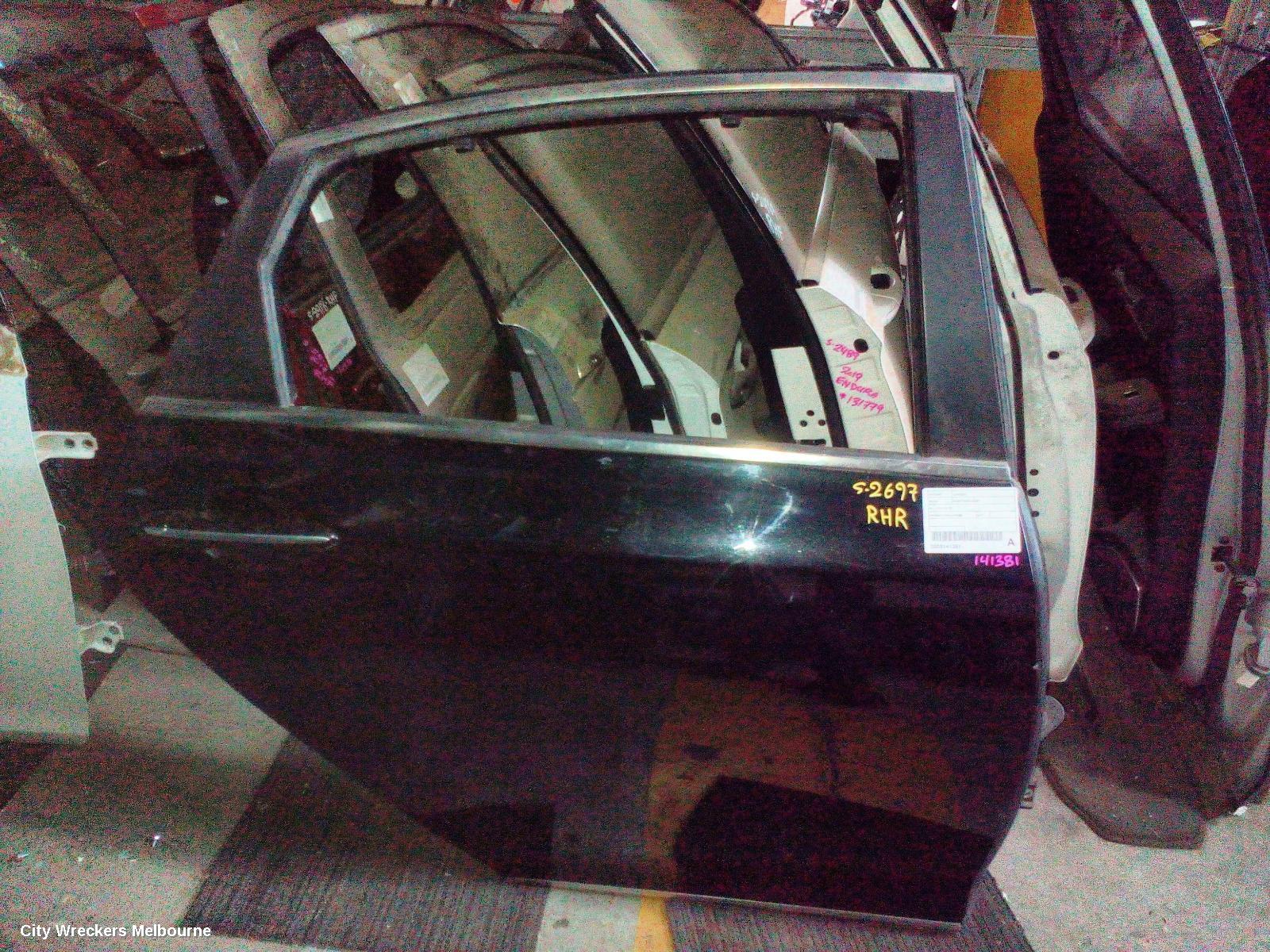 HYUNDAI GENESIS RIGHT REAR DOOR, DH, 11/2014 - 01/2018