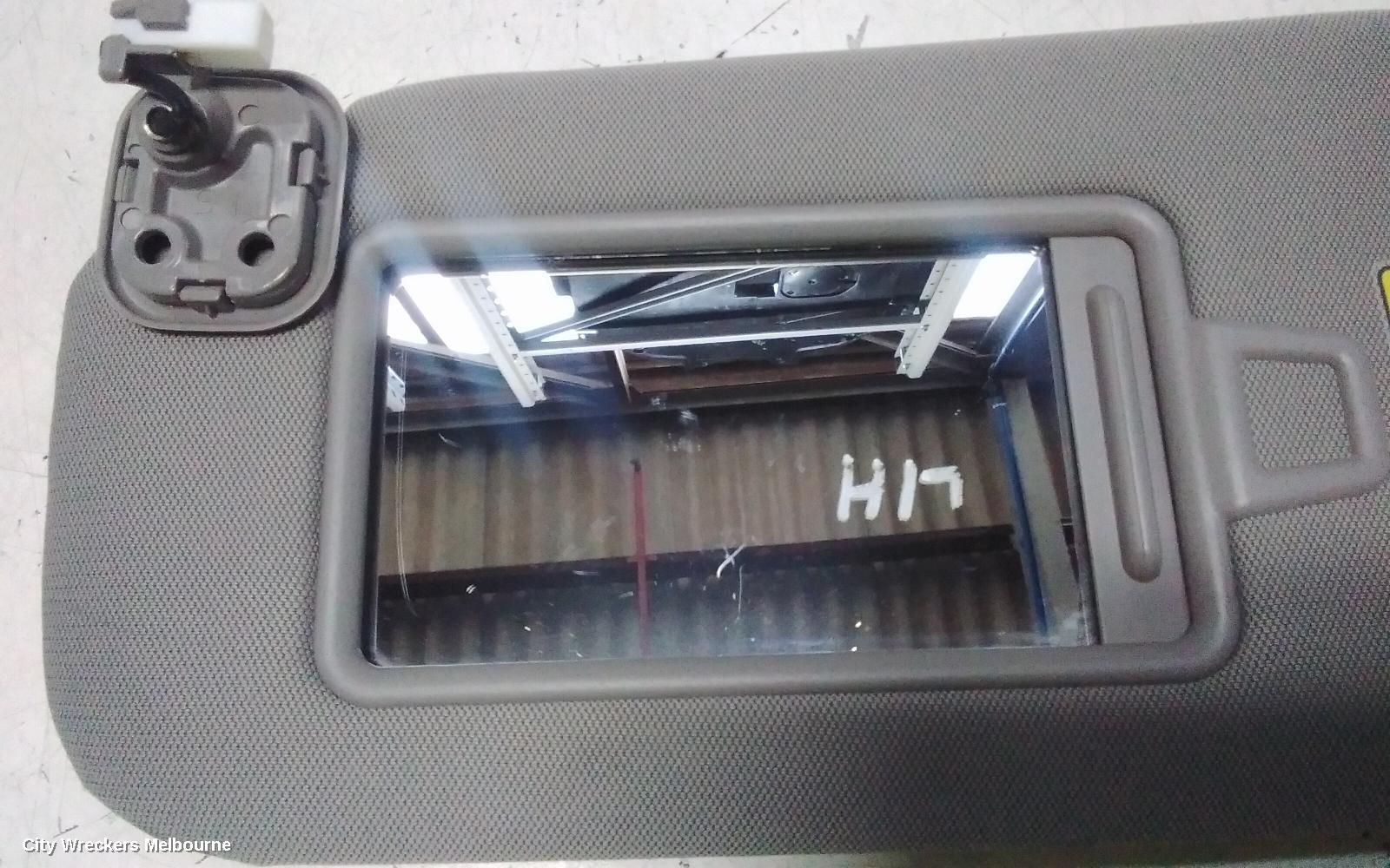 HYUNDAI GENESIS SUNVISOR, DH, LH SIDE, 11/2014 - 01/2018