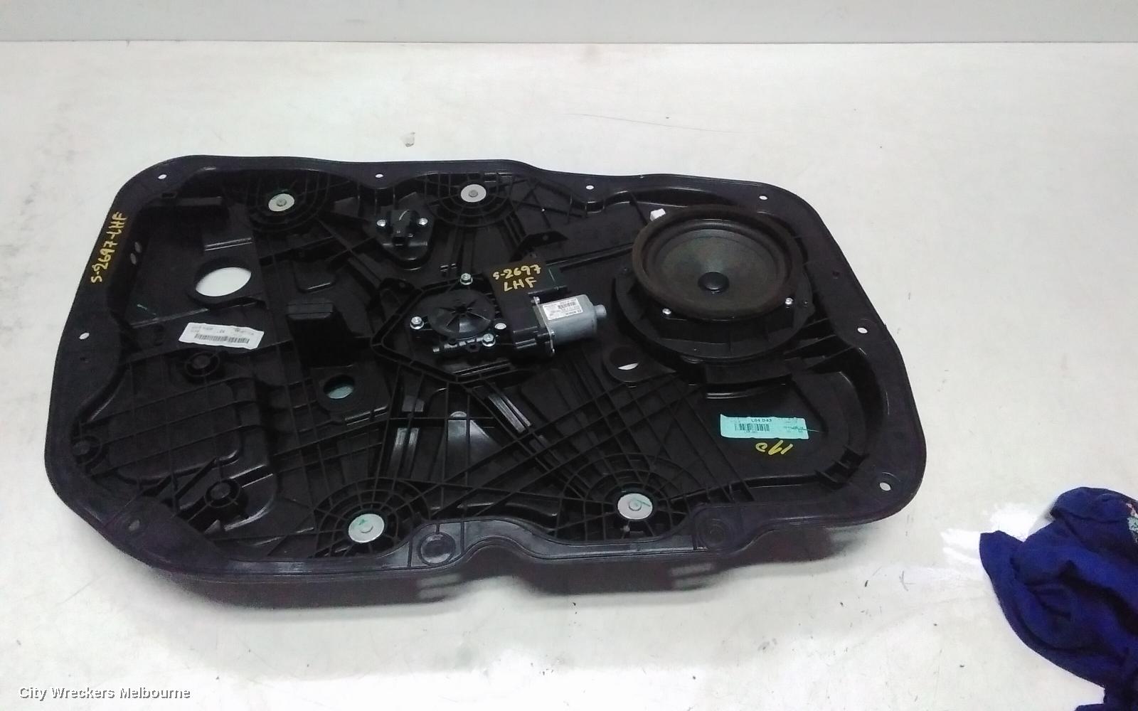 HYUNDAI GENESIS LEFT FRONT WINDOW REG/MOTOR, DH, DOOR REG ASSY (REG AND MOTOR), 11/2014 - 01/2018