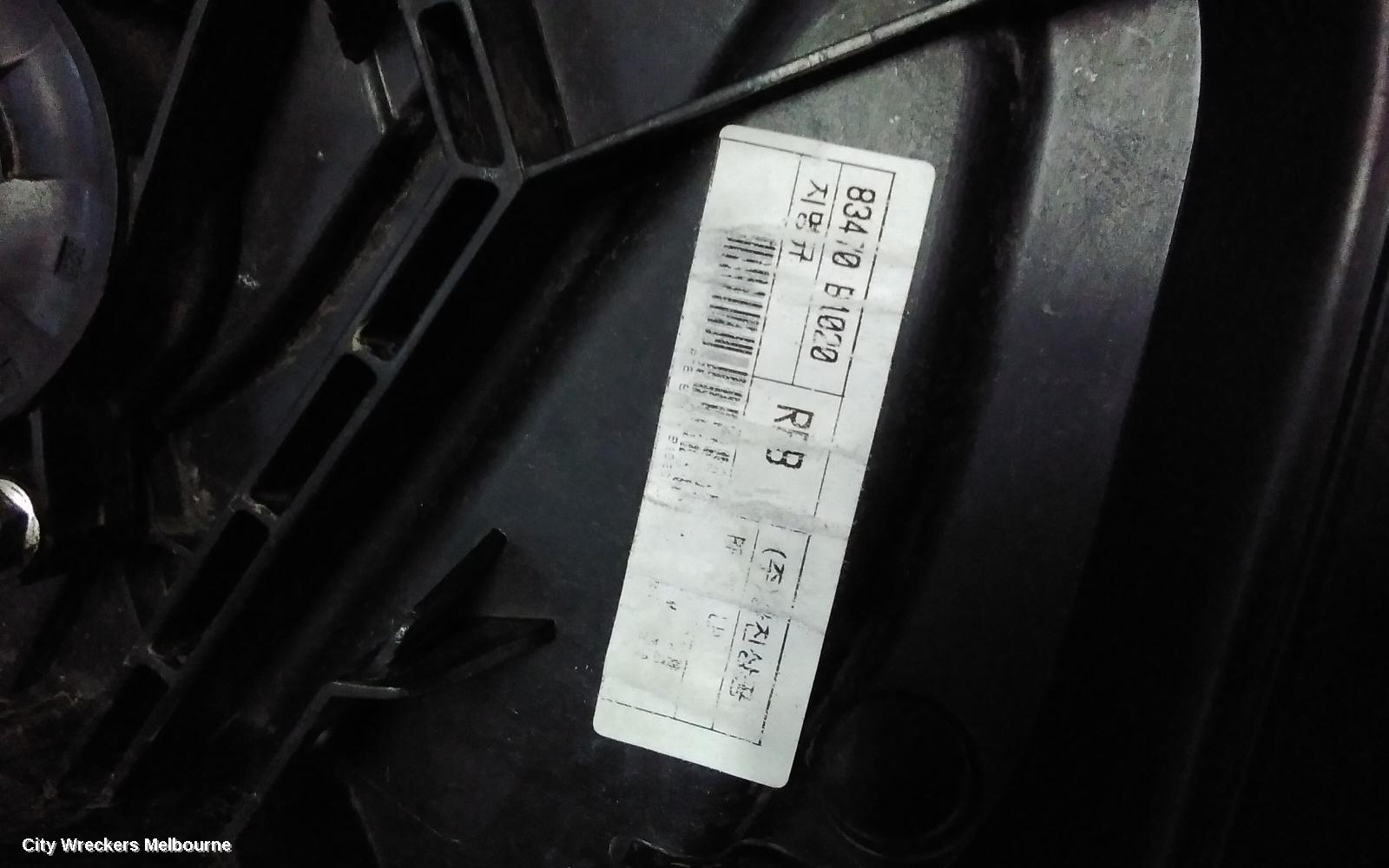 HYUNDAI GENESIS LEFT REAR WND REG/MOTOR, DH, DOOR REG ASSY (REG AND MOTOR), 11/2014 - 01/2018