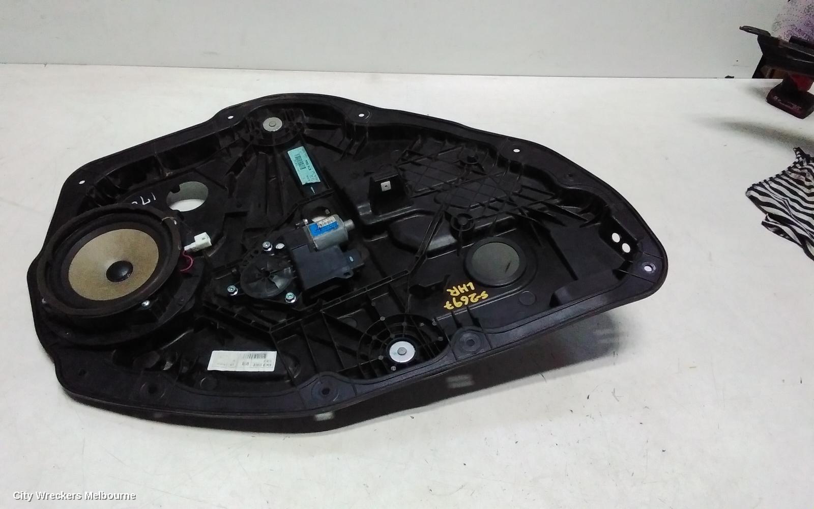 HYUNDAI GENESIS LEFT REAR WND REG/MOTOR, DH, DOOR REG ASSY (REG AND MOTOR), 11/2014 - 01/2018