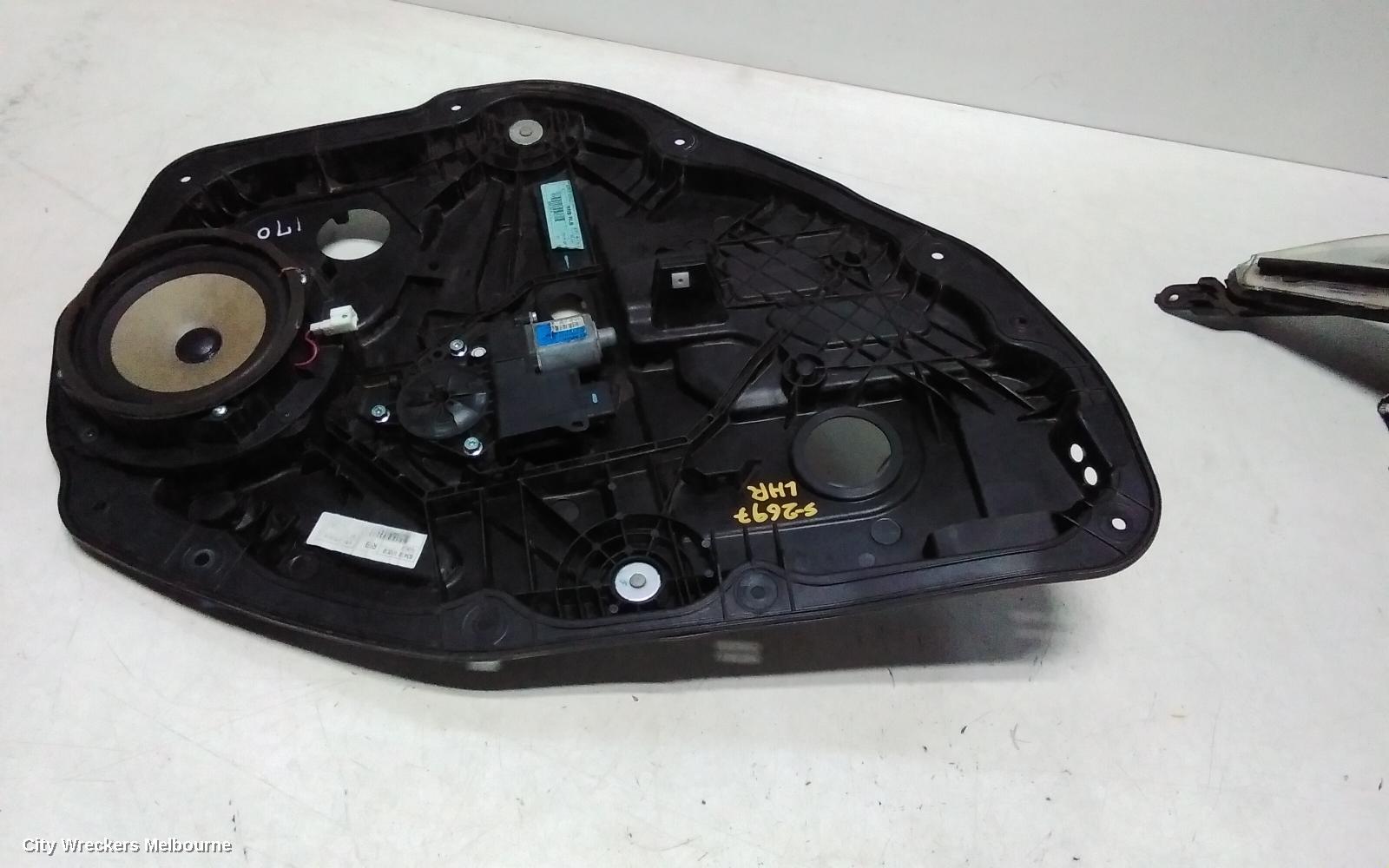 HYUNDAI GENESIS LEFT REAR WND REG/MOTOR, DH, DOOR REG ASSY (REG AND MOTOR), 11/2014 - 01/2018